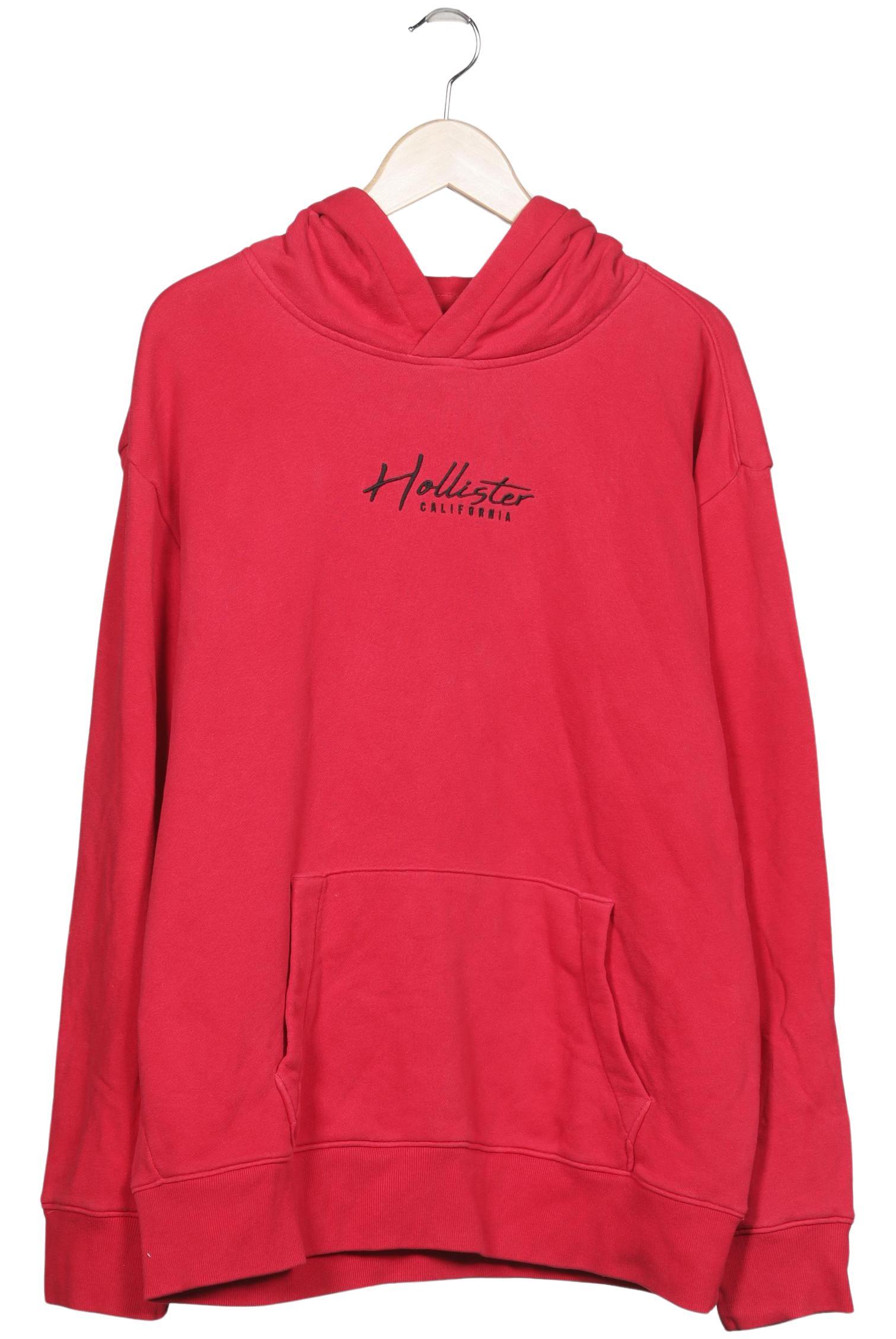 

Hollister Herren Kapuzenpullover, rot, Gr. 54
