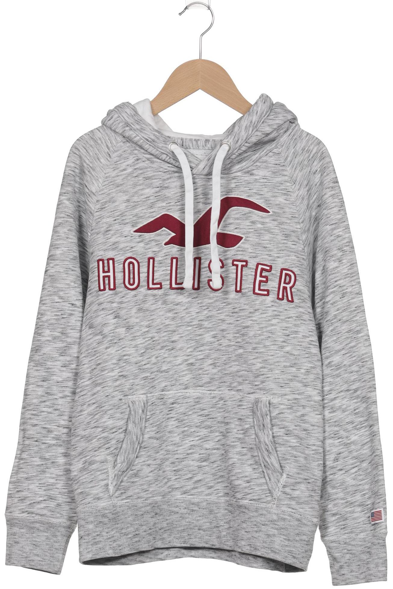 

Hollister Herren Kapuzenpullover, grau, Gr. 44