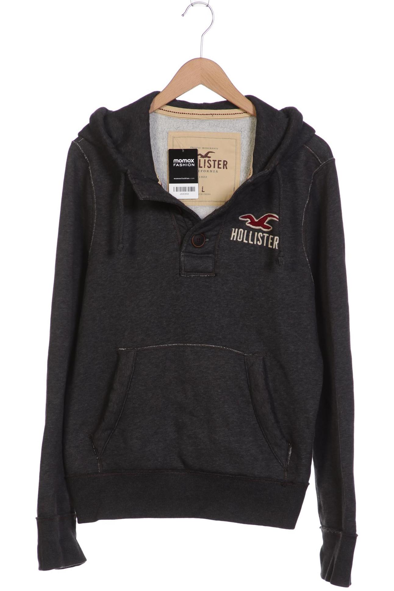 

Hollister Herren Kapuzenpullover, grau