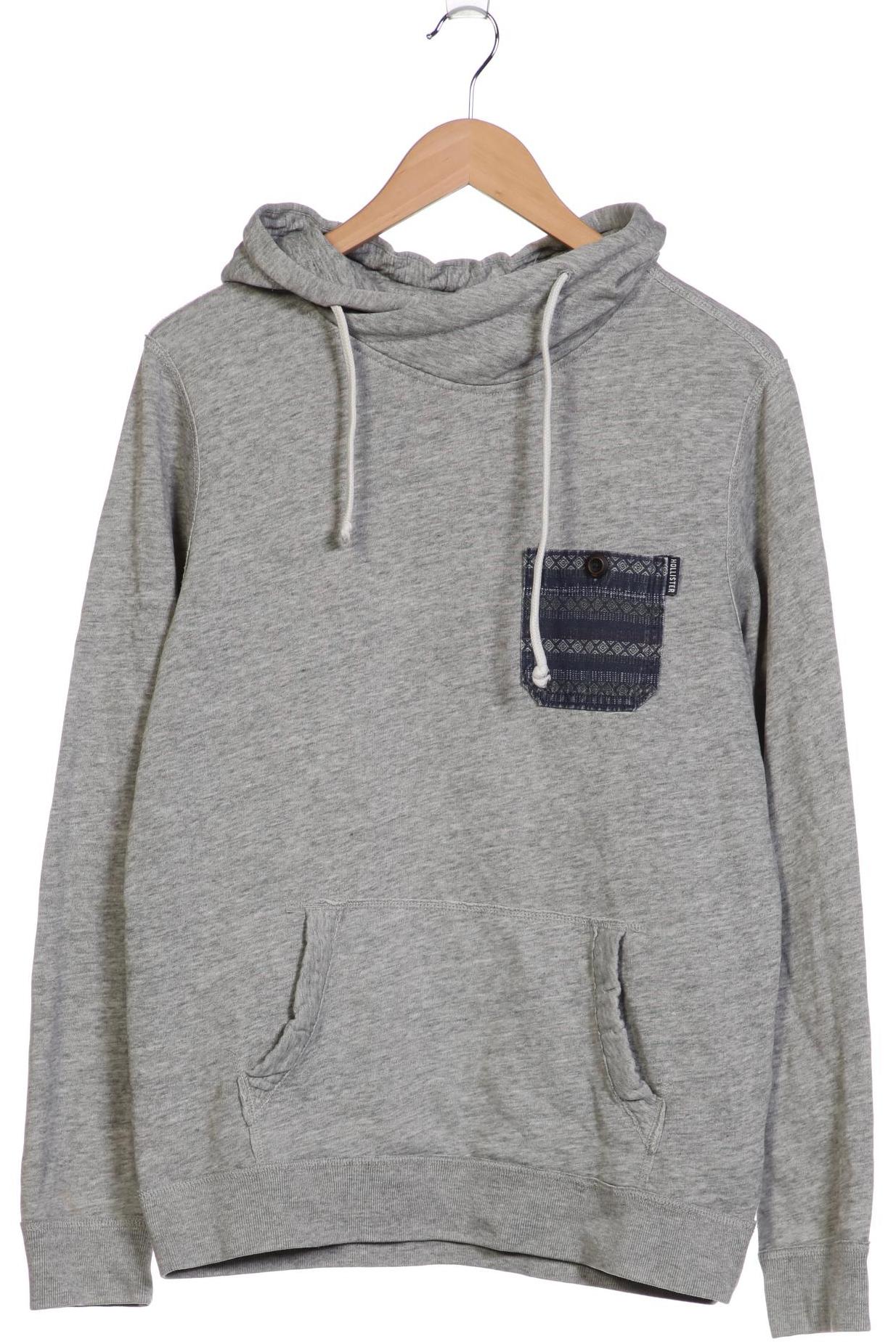 

Hollister Herren Kapuzenpullover, grau, Gr. 48