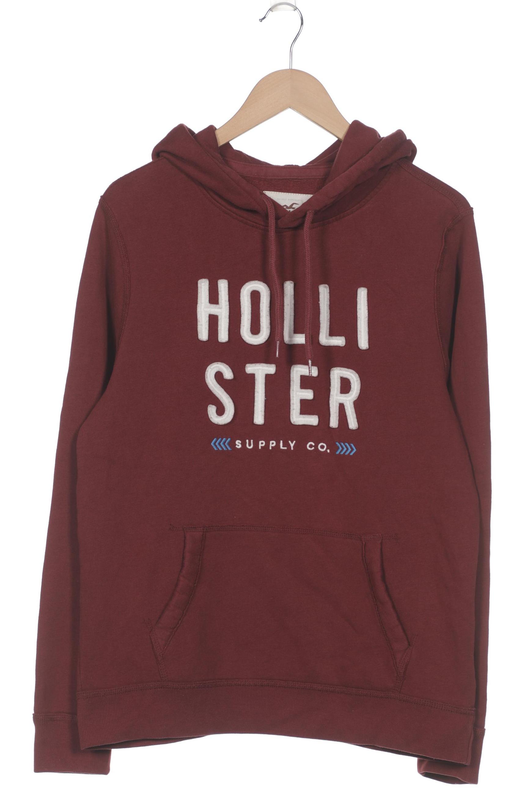 

Hollister Herren Kapuzenpullover, bordeaux, Gr. 48
