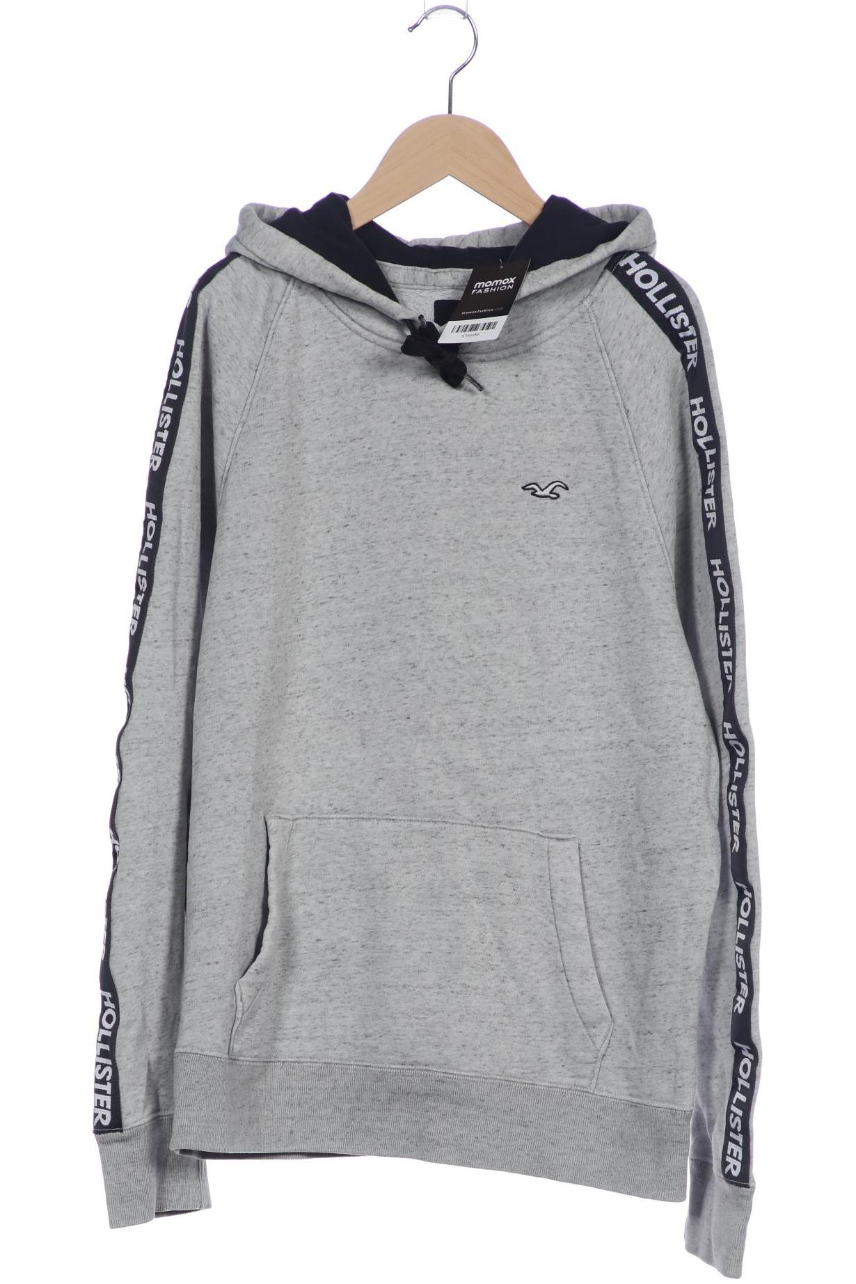 

Hollister Herren Kapuzenpullover, grau, Gr. 52