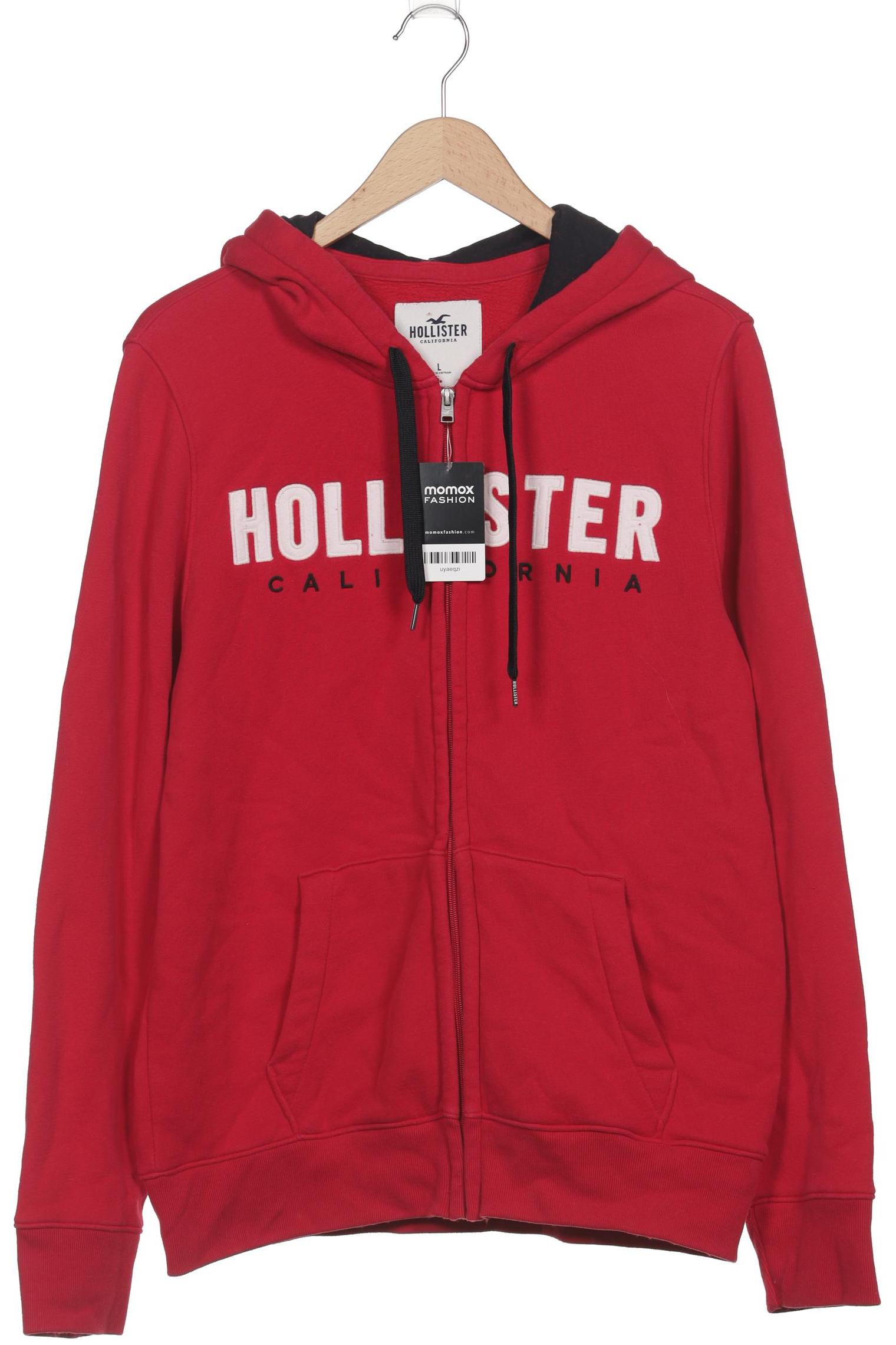 

Hollister Herren Kapuzenpullover, rot, Gr. 52