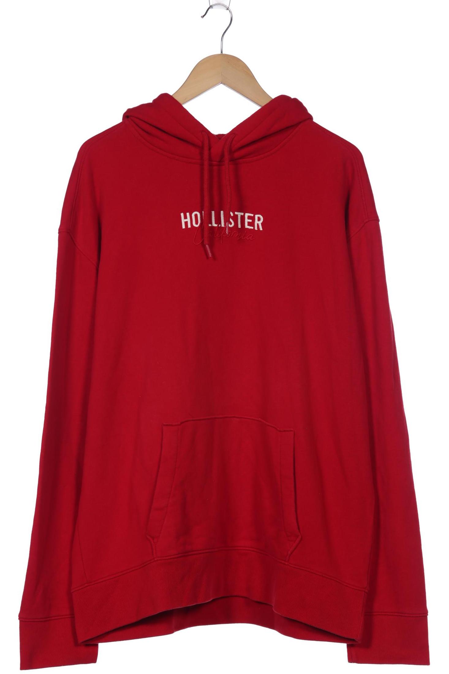 

Hollister Herren Kapuzenpullover, rot, Gr. 56