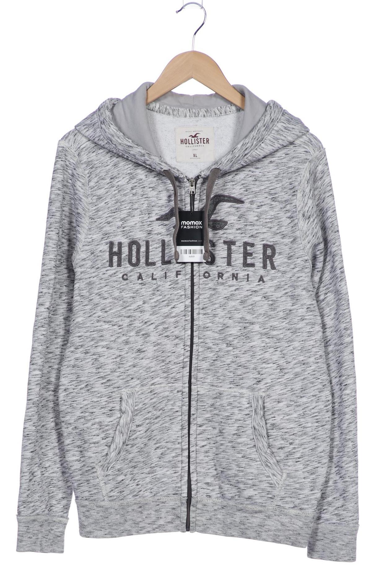 

Hollister Herren Kapuzenpullover, grau, Gr. 54