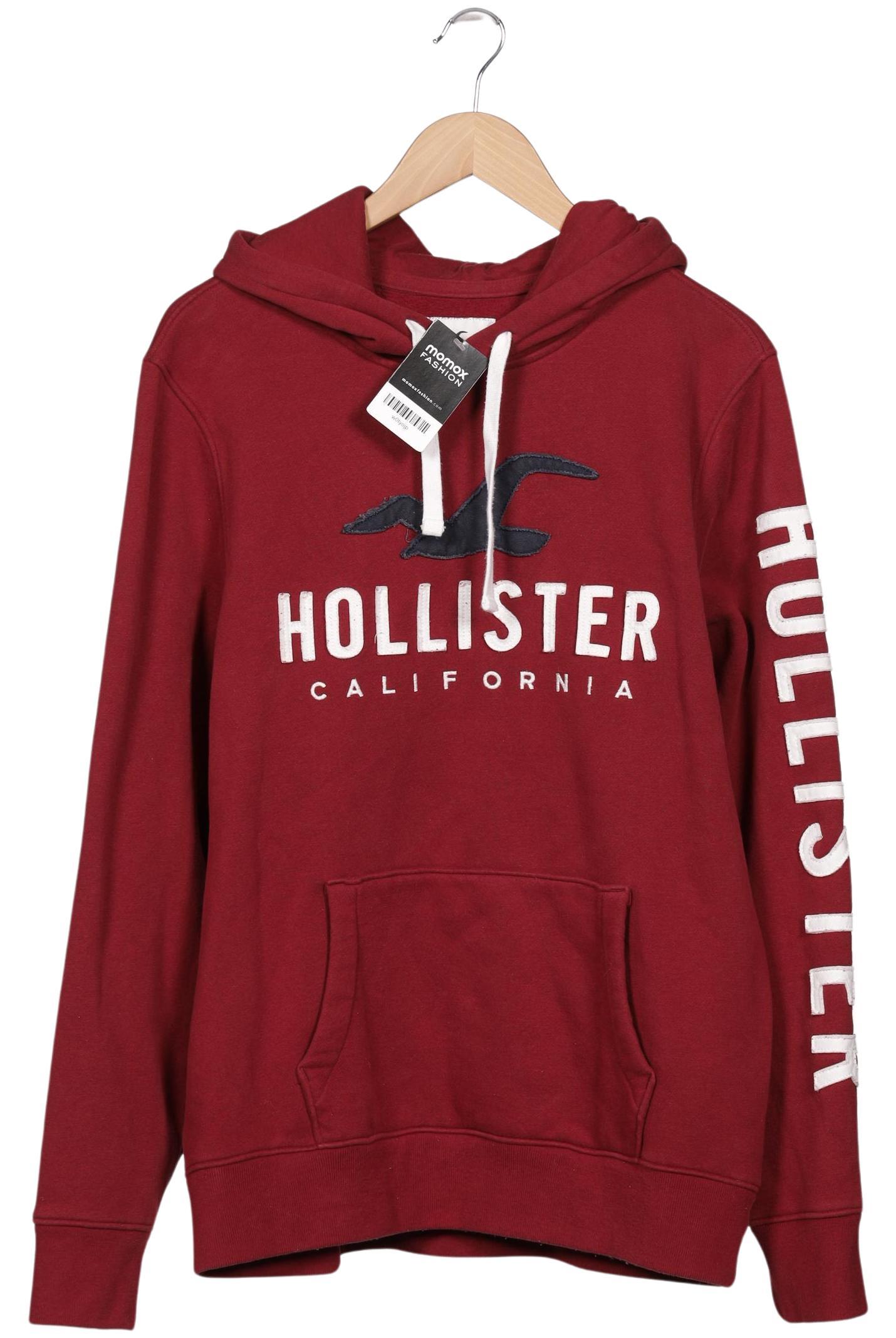 

Hollister Herren Kapuzenpullover, bordeaux, Gr. 54