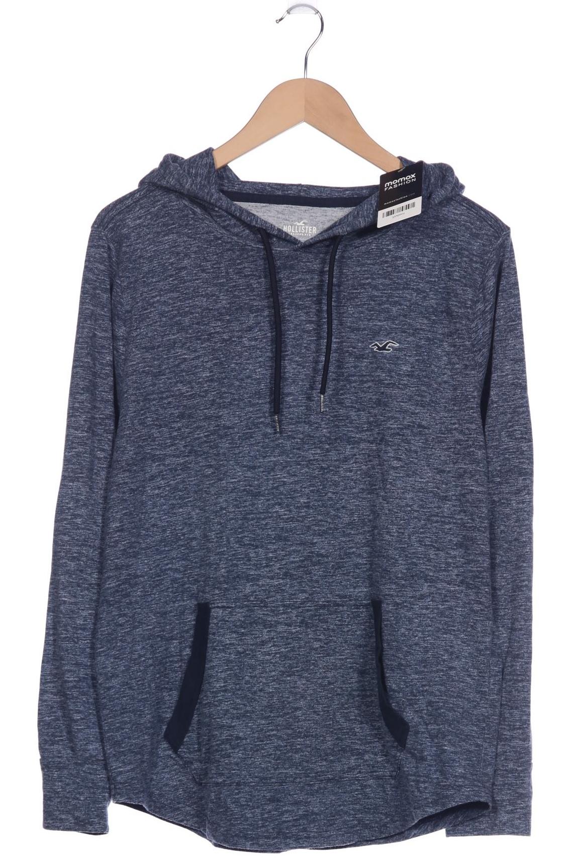 

Hollister Herren Kapuzenpullover, blau, Gr. 48