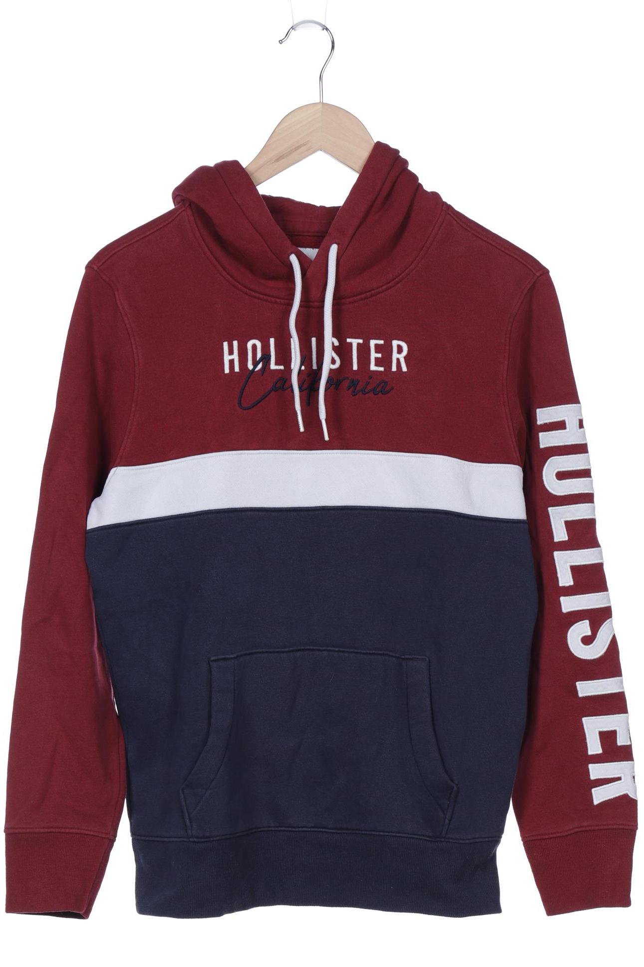 

Hollister Herren Kapuzenpullover, bordeaux, Gr. 44