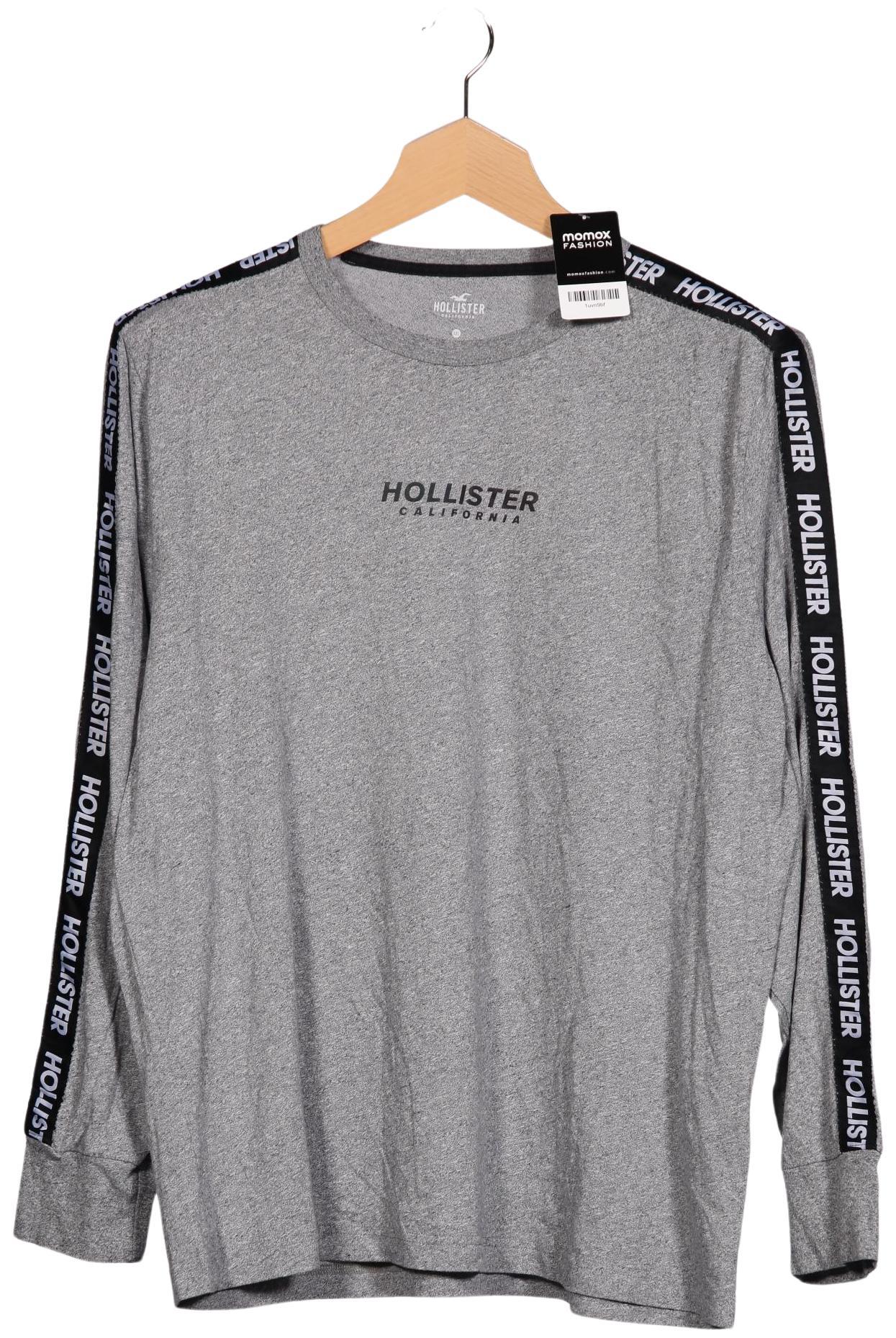 

Hollister Herren Langarmshirt, grau, Gr. 56