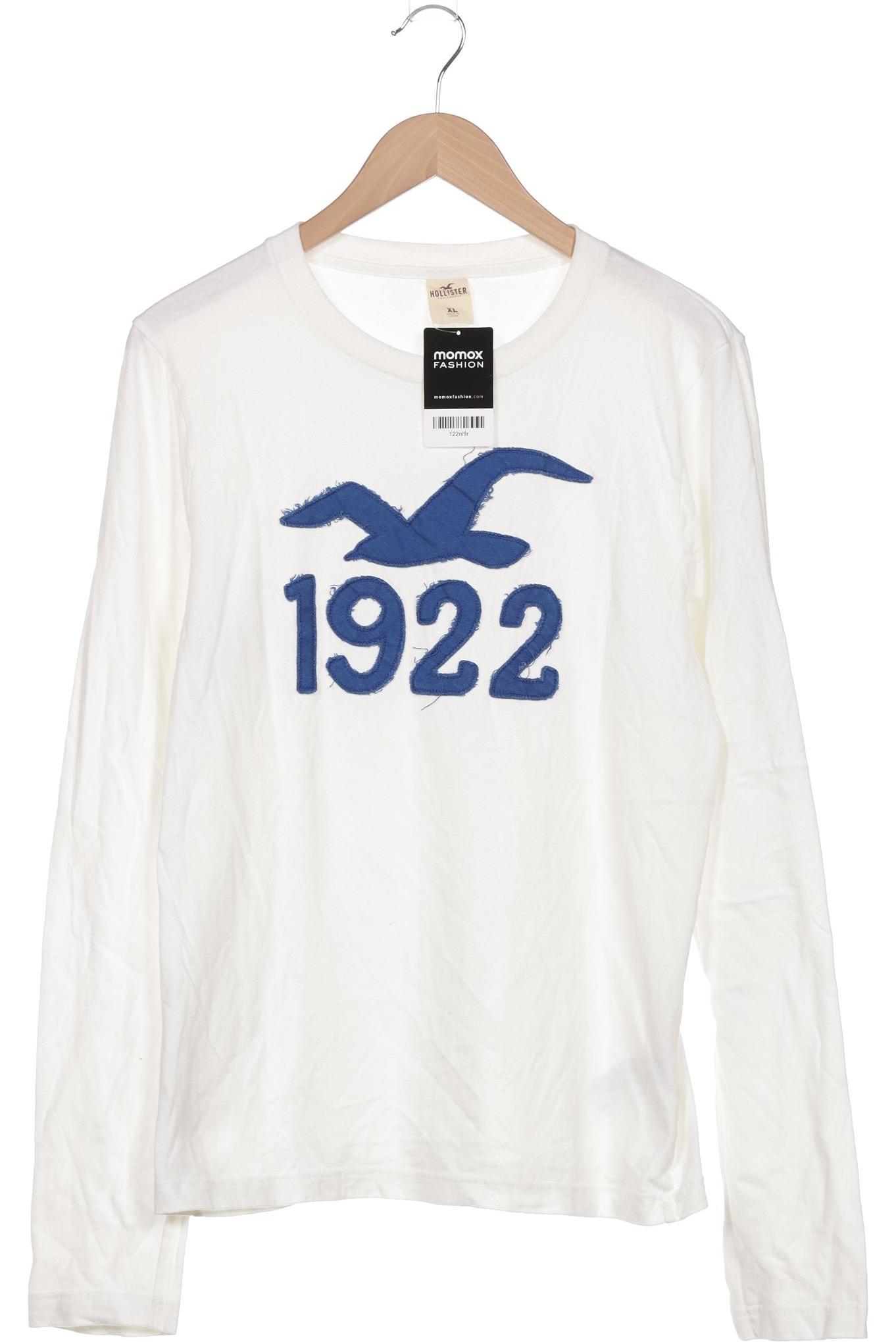 

Hollister Herren Langarmshirt, cremeweiß, Gr. 54