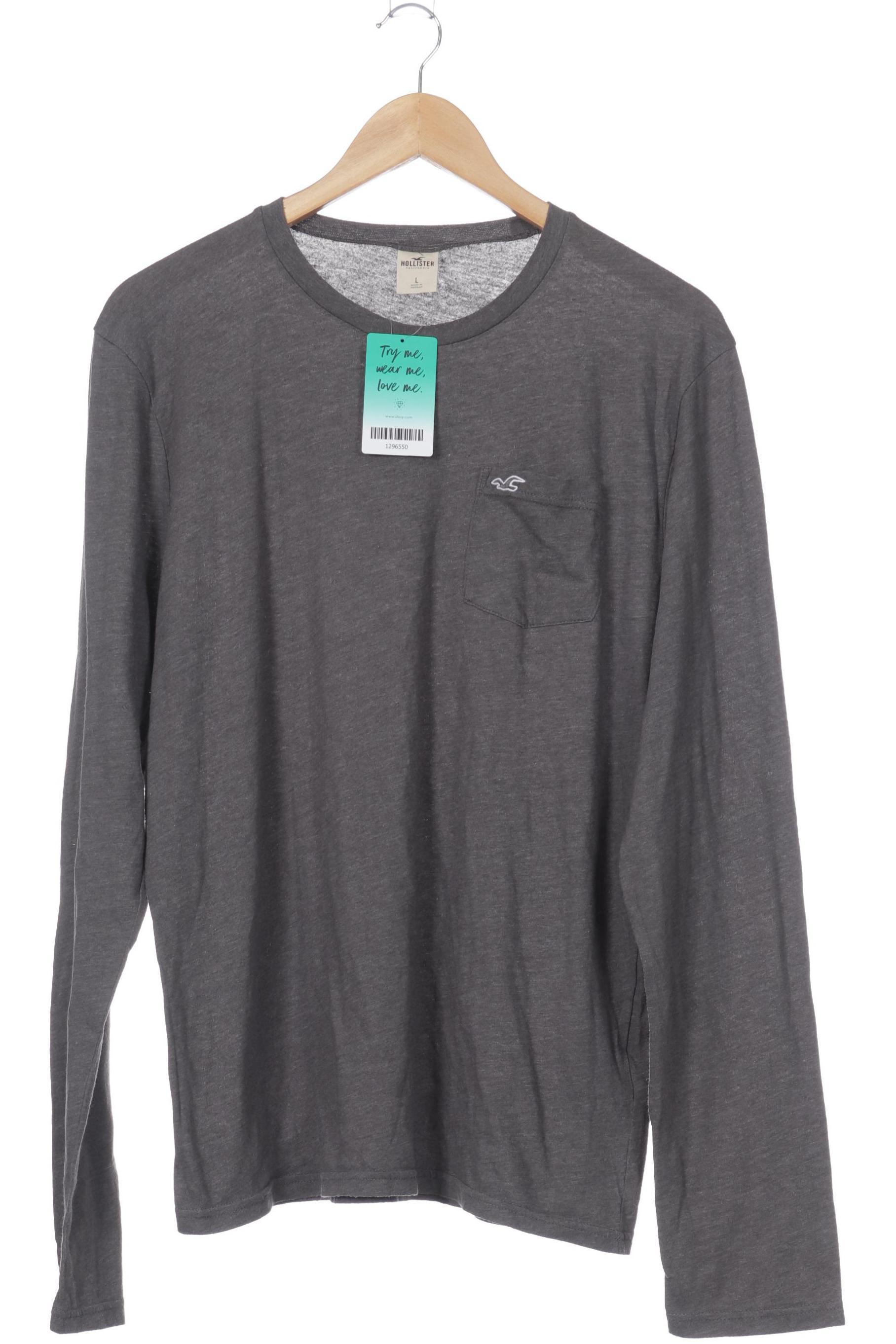 

Hollister Herren Langarmshirt, grau, Gr.