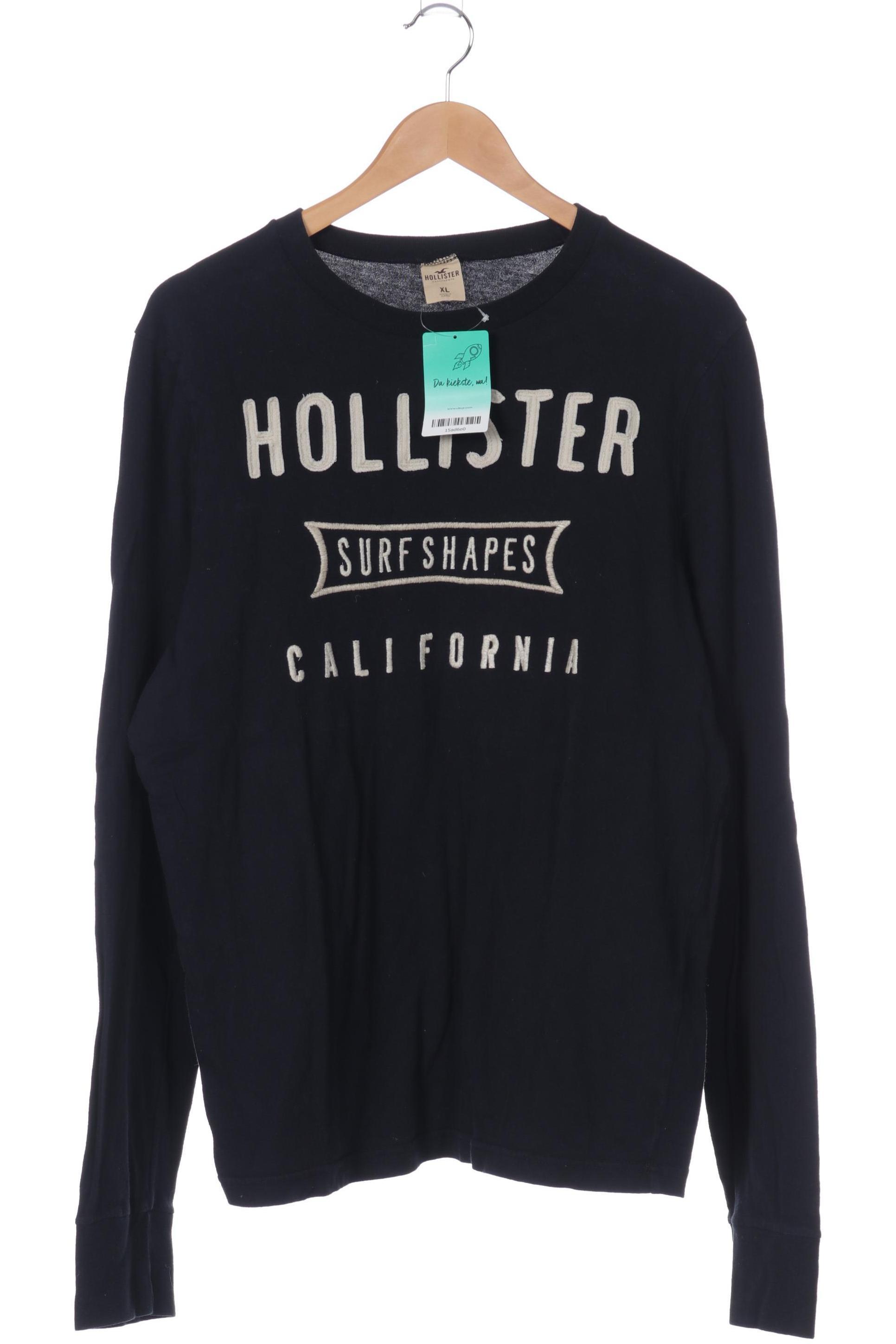 

Hollister Herren Langarmshirt, blau, Gr.