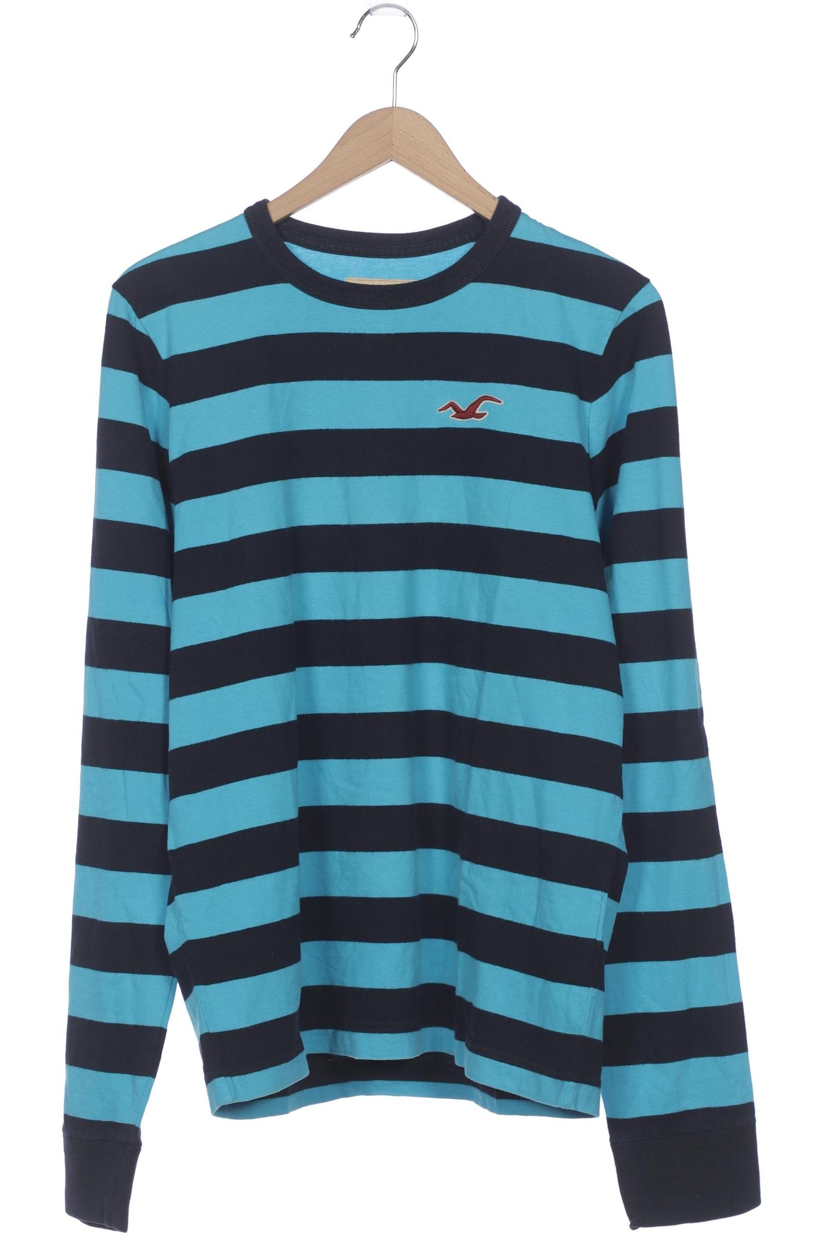 

Hollister Herren Langarmshirt, blau, Gr. 54