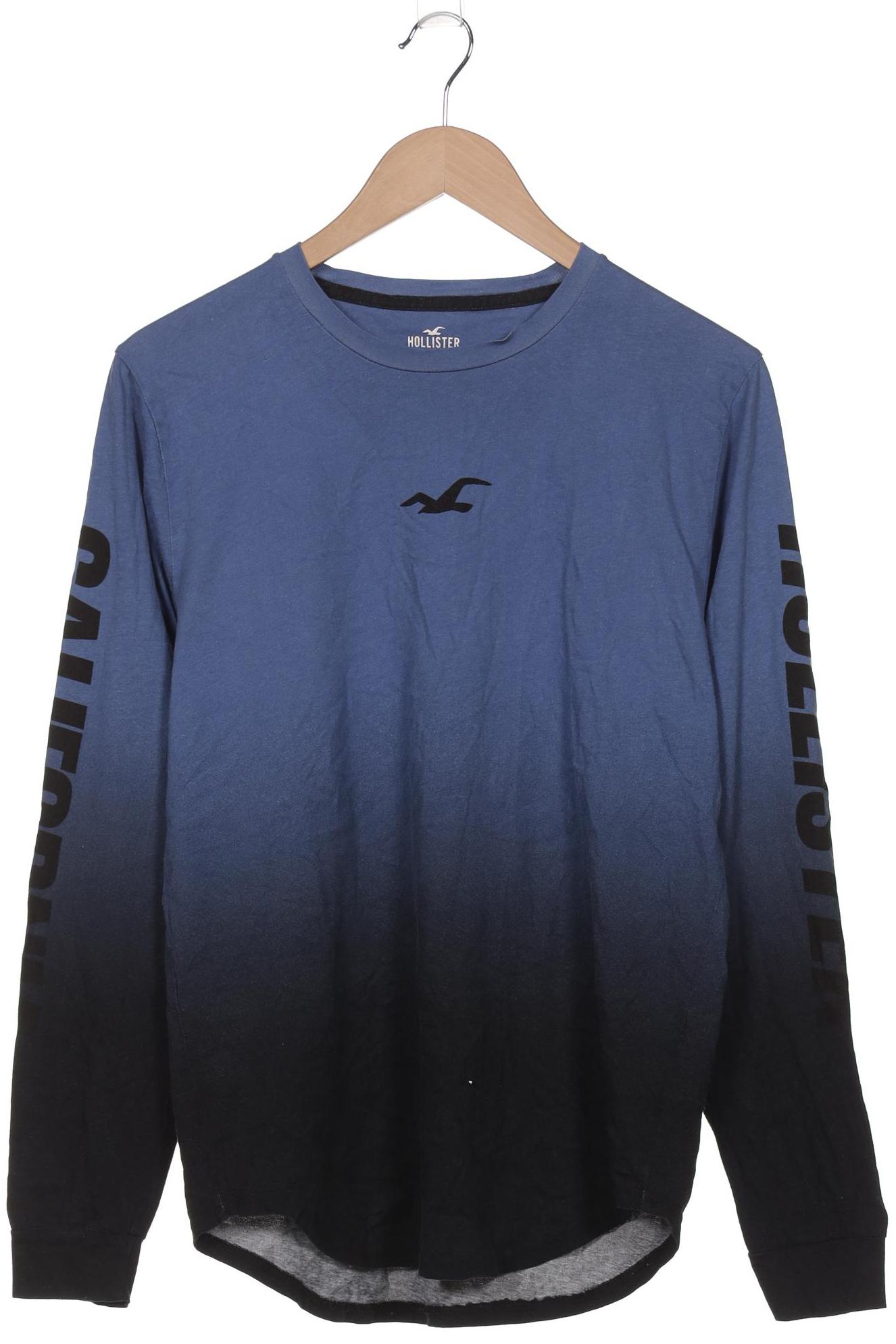 

Hollister Herren Langarmshirt, blau, Gr. 48
