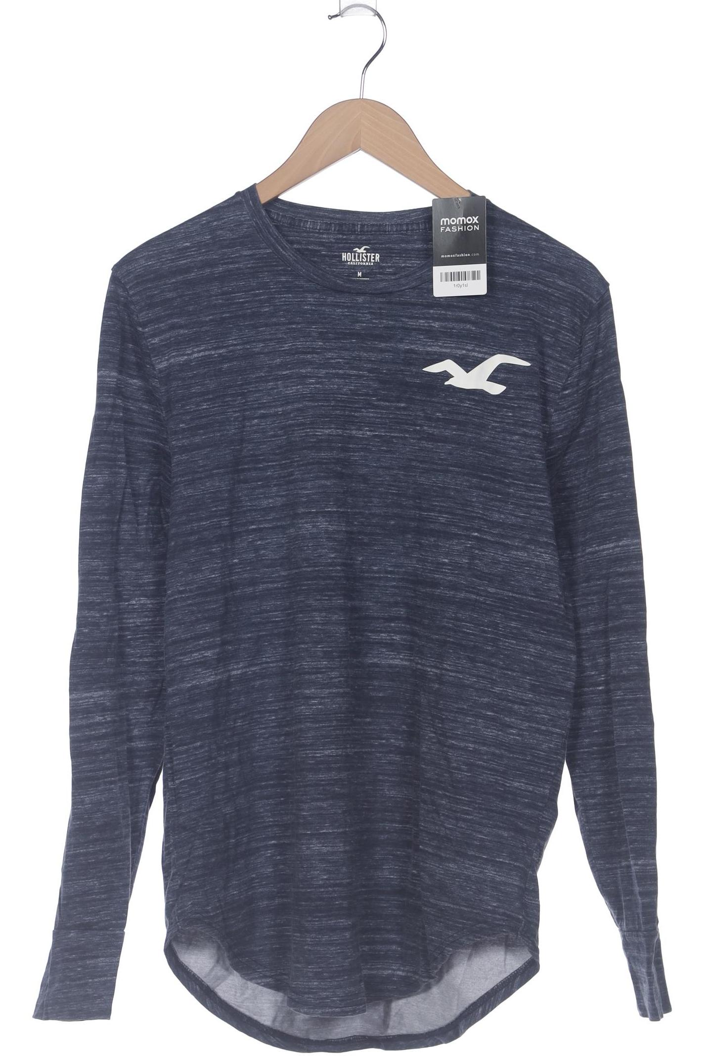 

Hollister Herren Langarmshirt, marineblau, Gr. 48