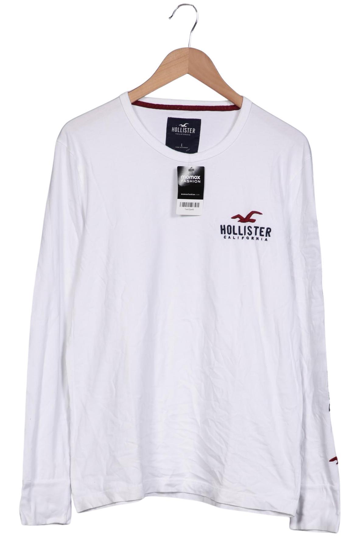 

Hollister Herren Langarmshirt, weiß, Gr. 52