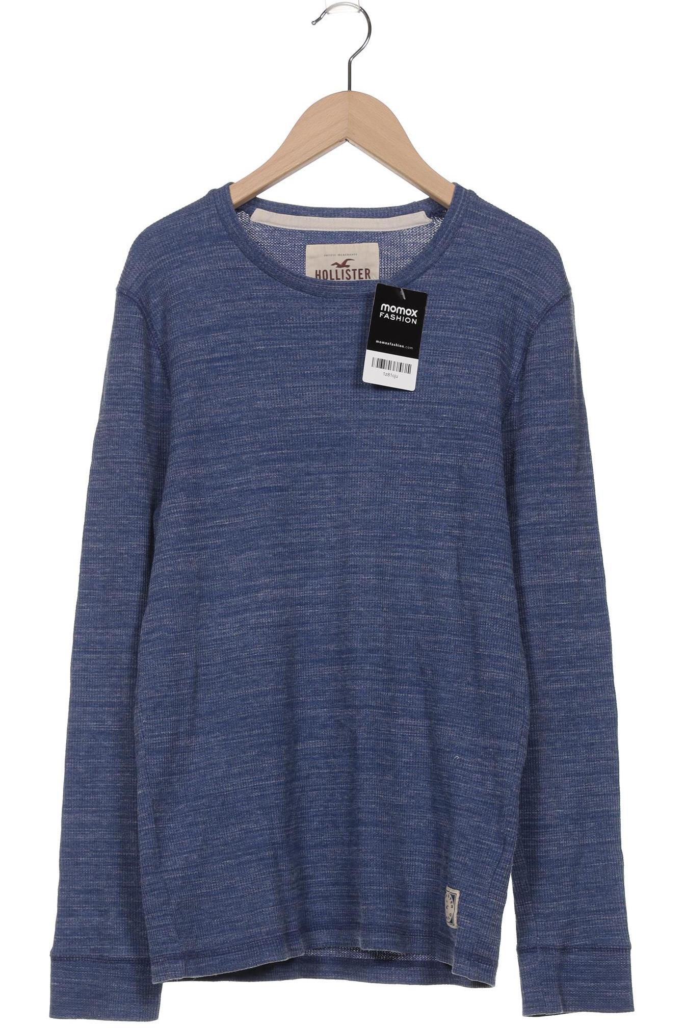 

Hollister Herren Langarmshirt, blau, Gr. 46