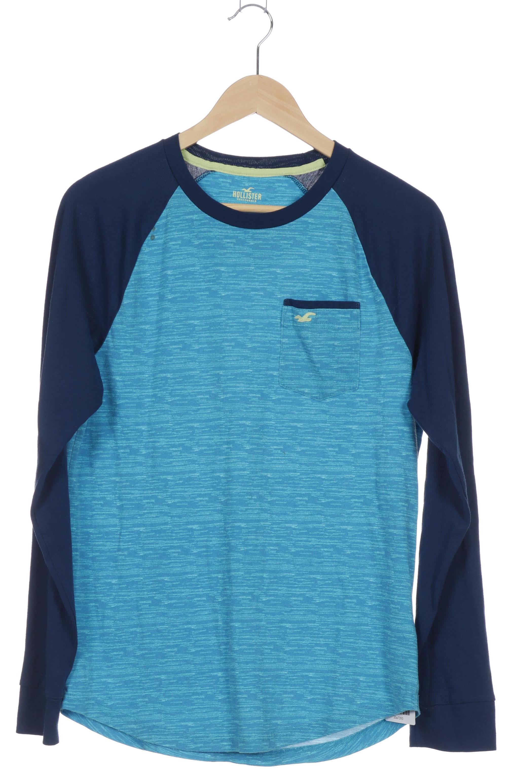 

Hollister Herren Langarmshirt, blau, Gr.