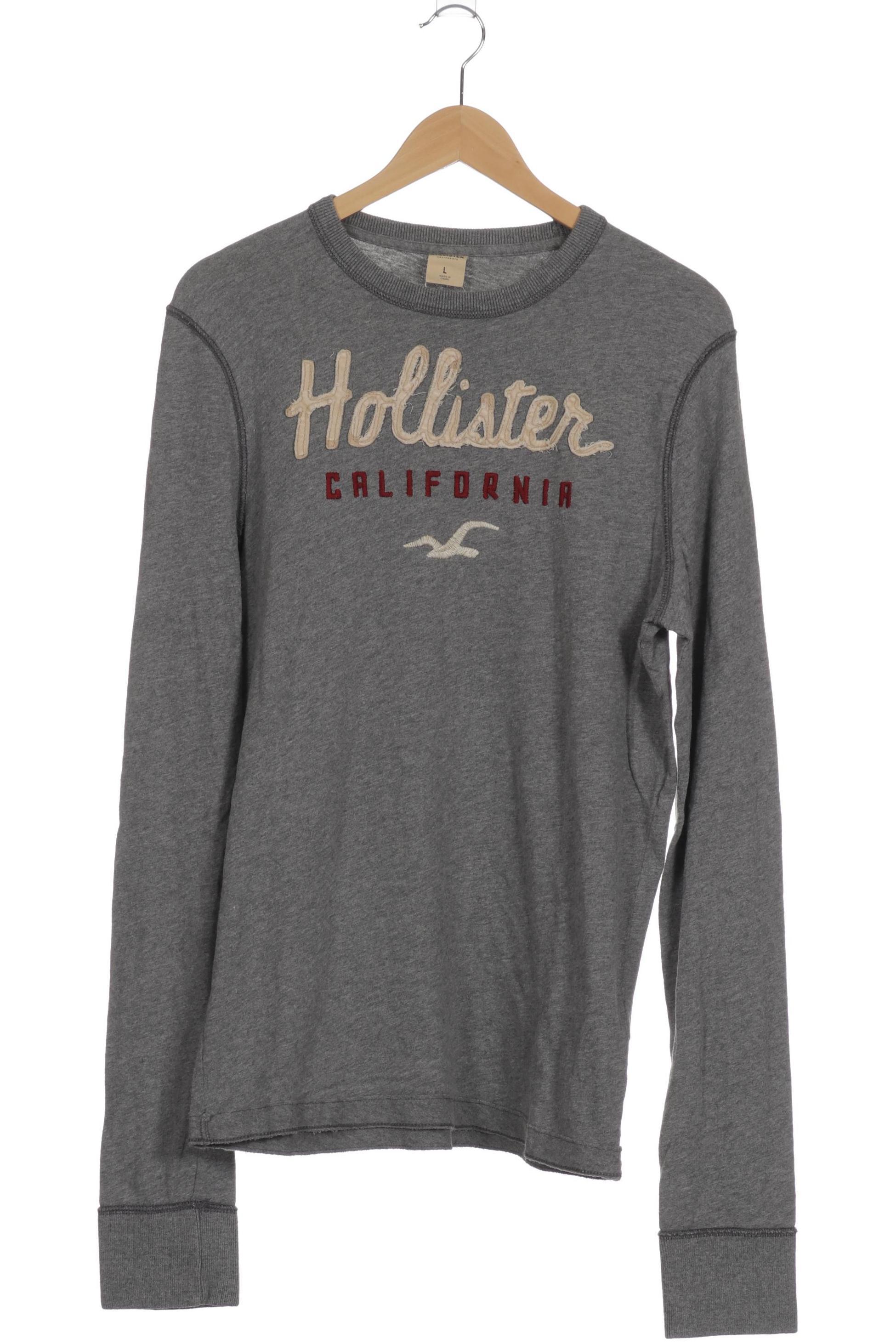 

Hollister Herren Langarmshirt, grau, Gr.