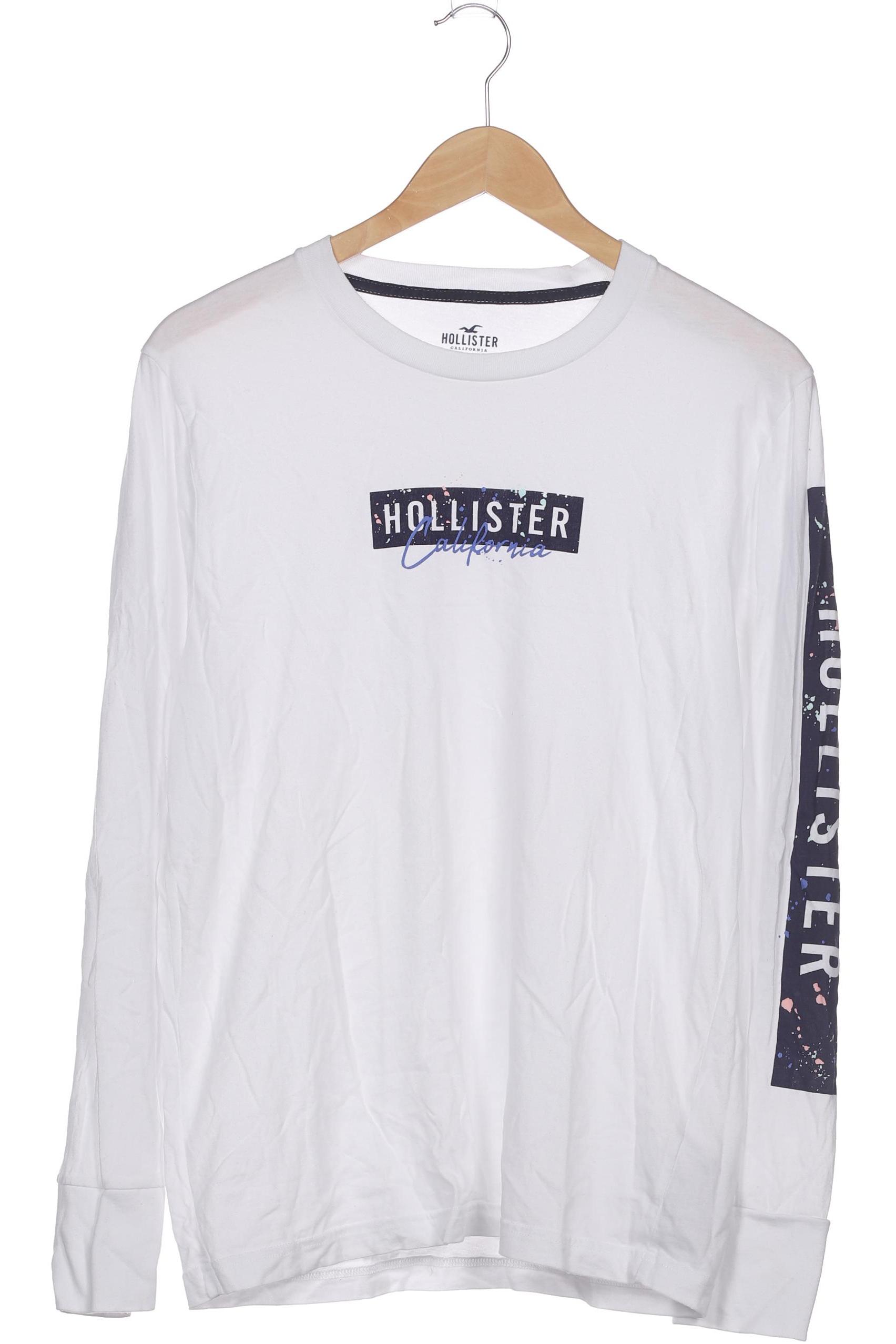 Thumbnail - Hollister Herren Langarmshirt, weiß, Gr. 46