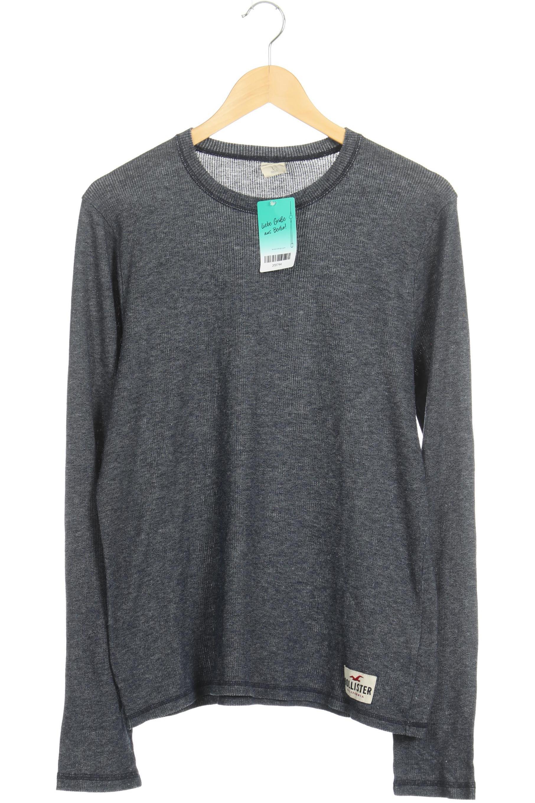 

Hollister Herren Langarmshirt, blau, Gr.