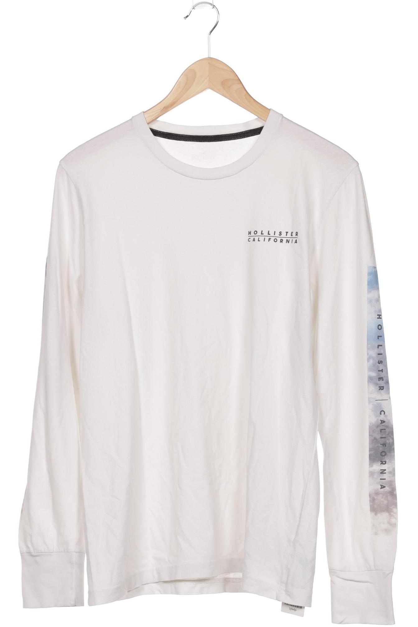 

Hollister Herren Langarmshirt, weiß, Gr. 48