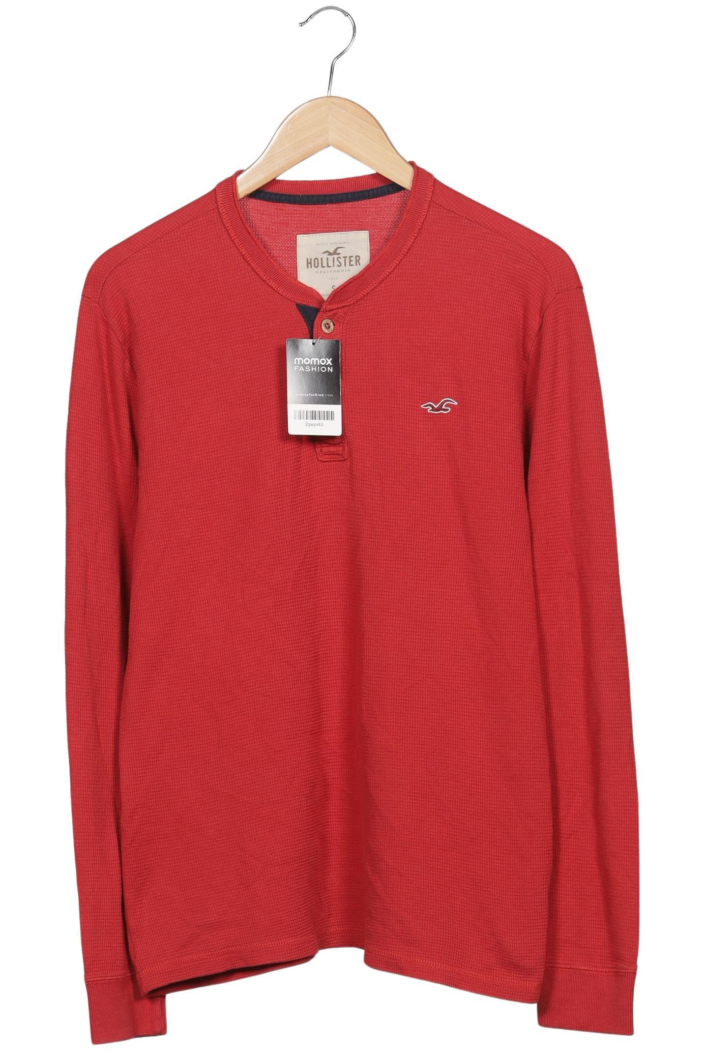 

Hollister Herren Langarmshirt, rot, Gr. 46