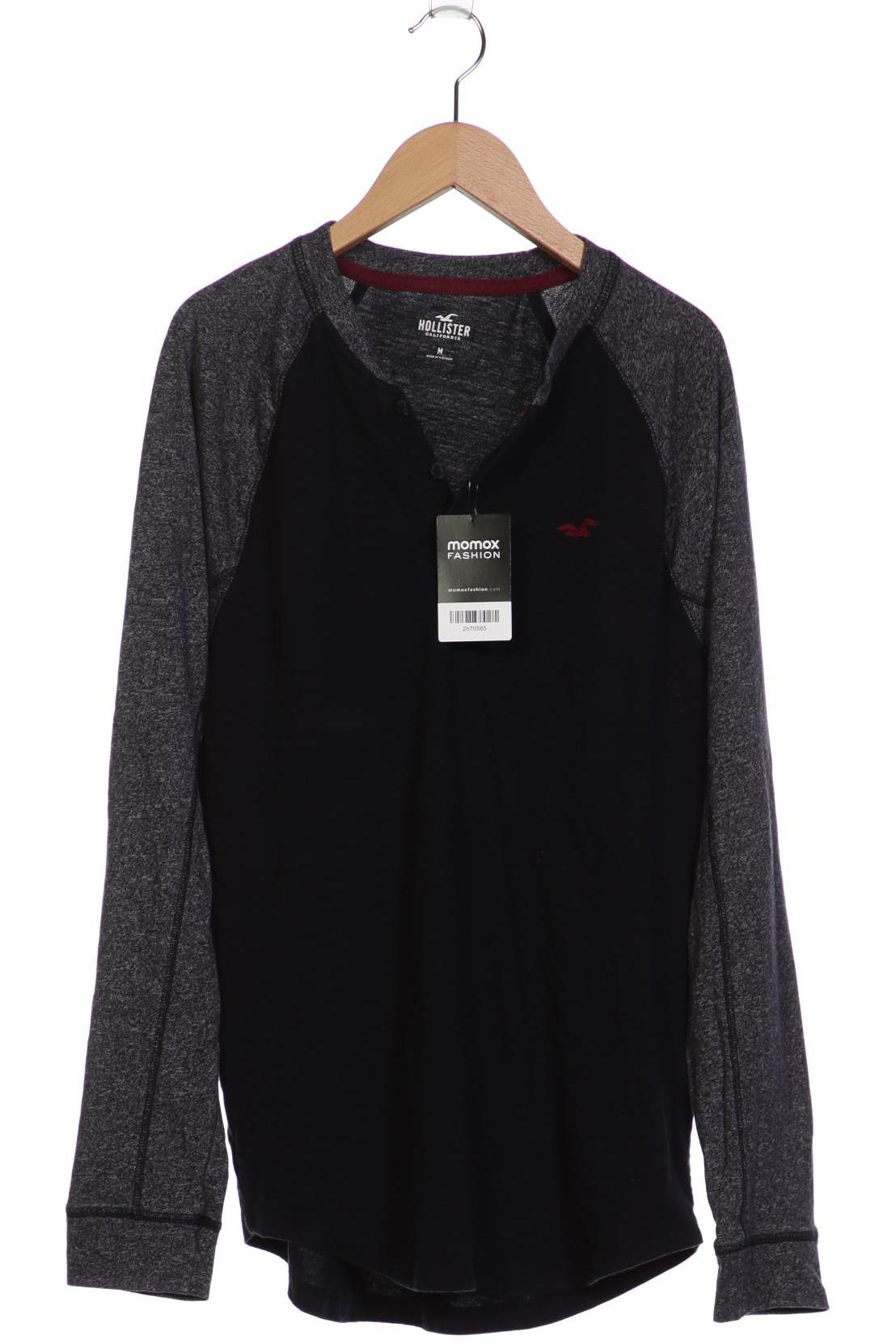 

Hollister Herren Langarmshirt, schwarz, Gr. 48