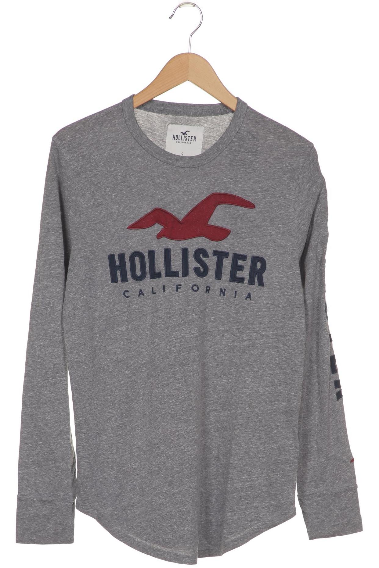 

Hollister Herren Langarmshirt, grau