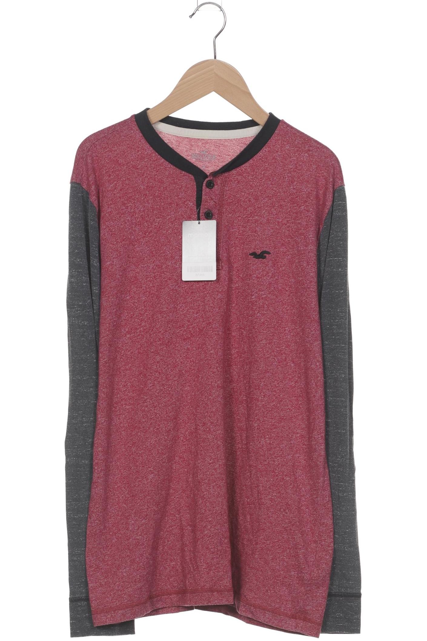 

Hollister Herren Langarmshirt, pink, Gr. 48