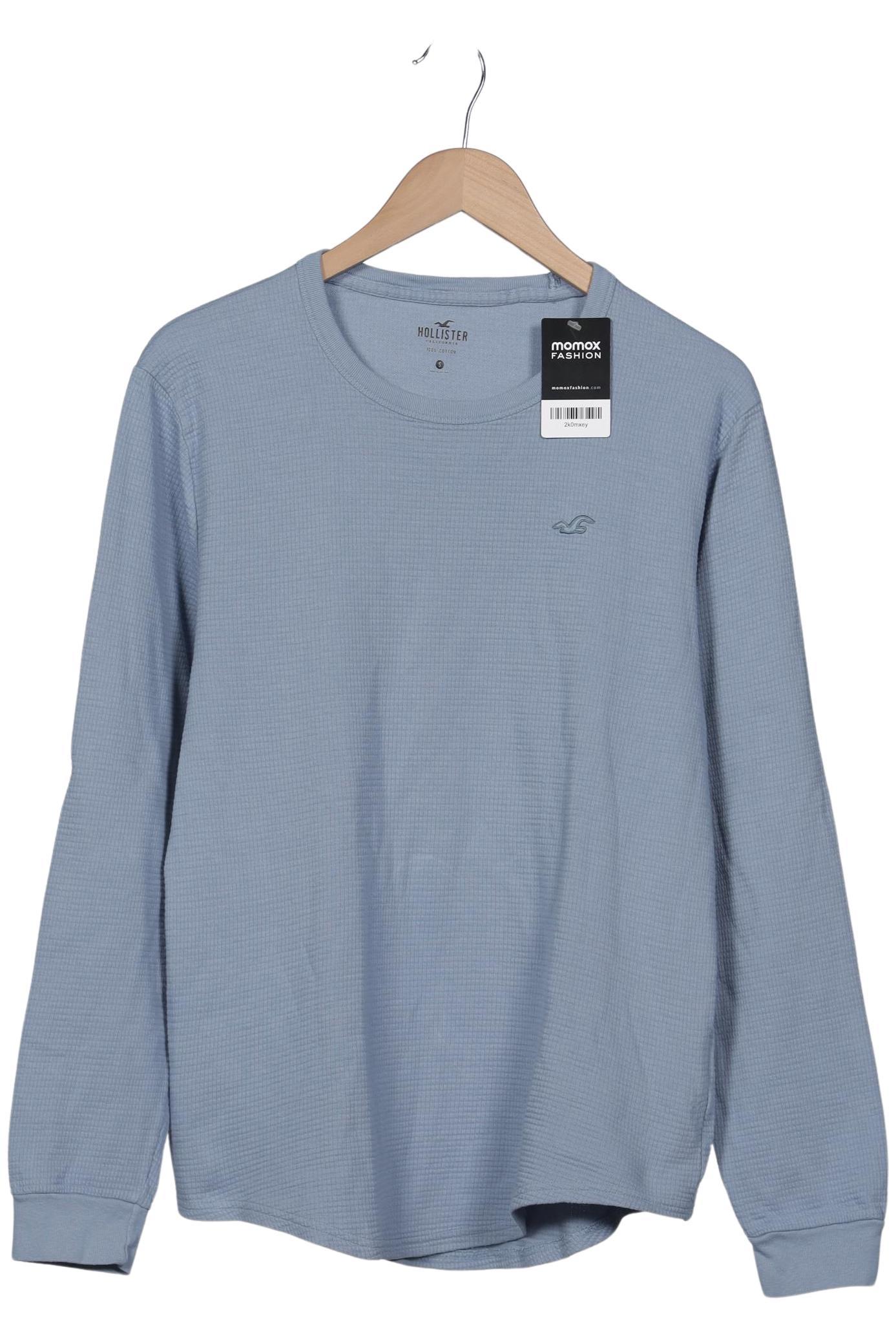 

Hollister Herren Langarmshirt, blau, Gr. 46