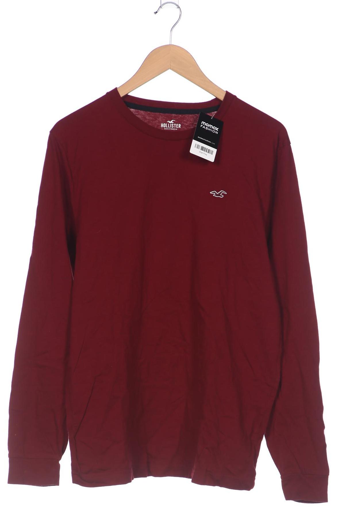 

Hollister Herren Langarmshirt, bordeaux, Gr. 52