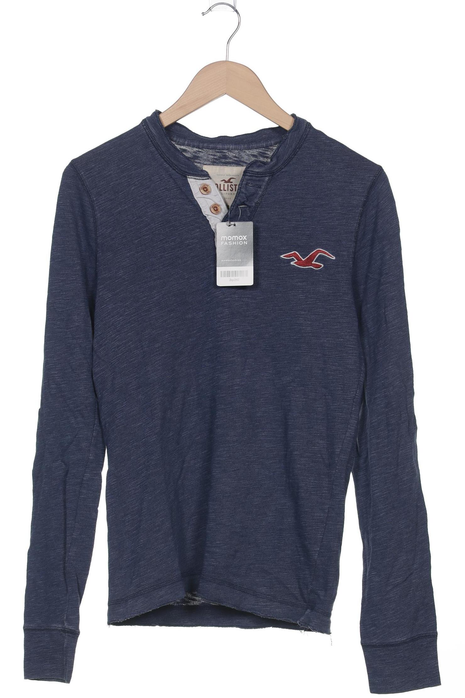 

Hollister Herren Langarmshirt, marineblau, Gr. 46