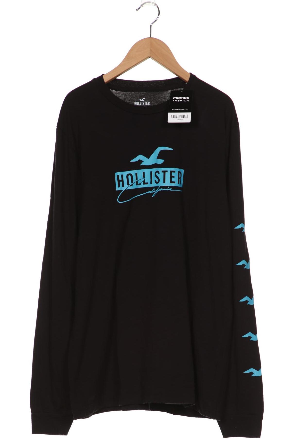 

Hollister Herren Langarmshirt, schwarz