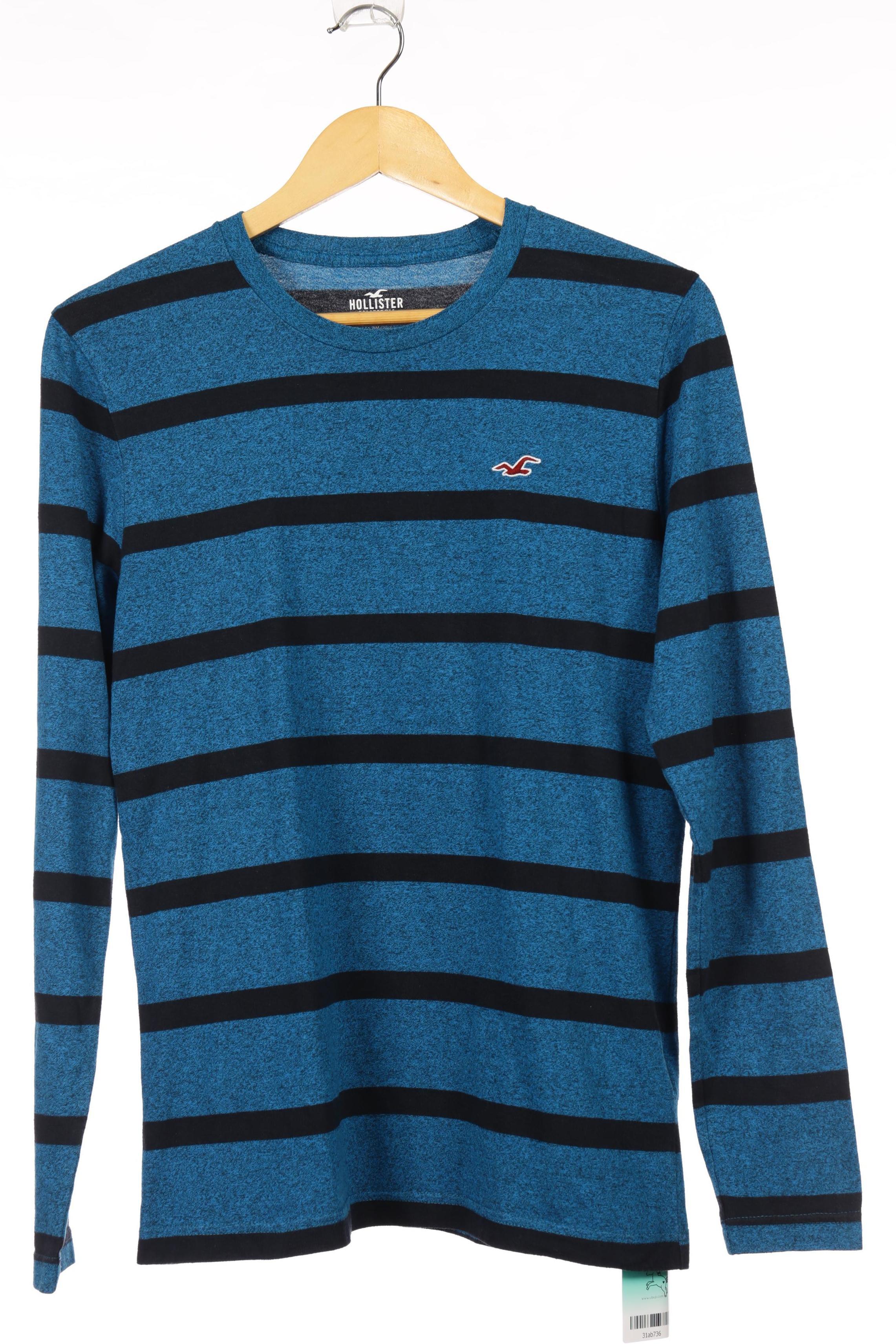 

Hollister Herren Langarmshirt, blau, Gr.