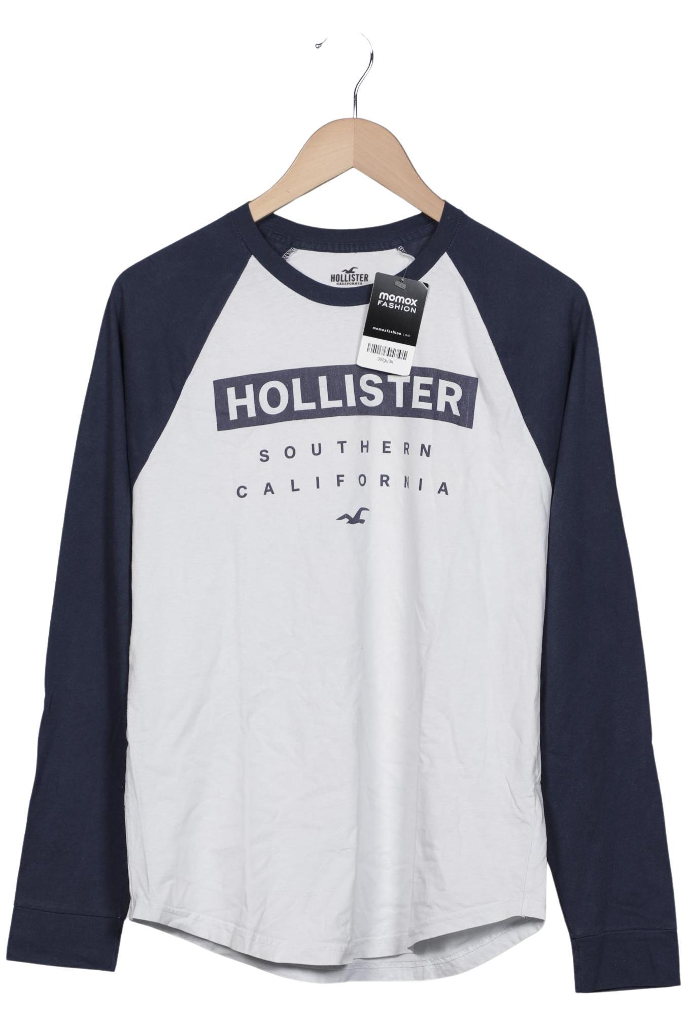 

Hollister Herren Langarmshirt, weiß, Gr. 46