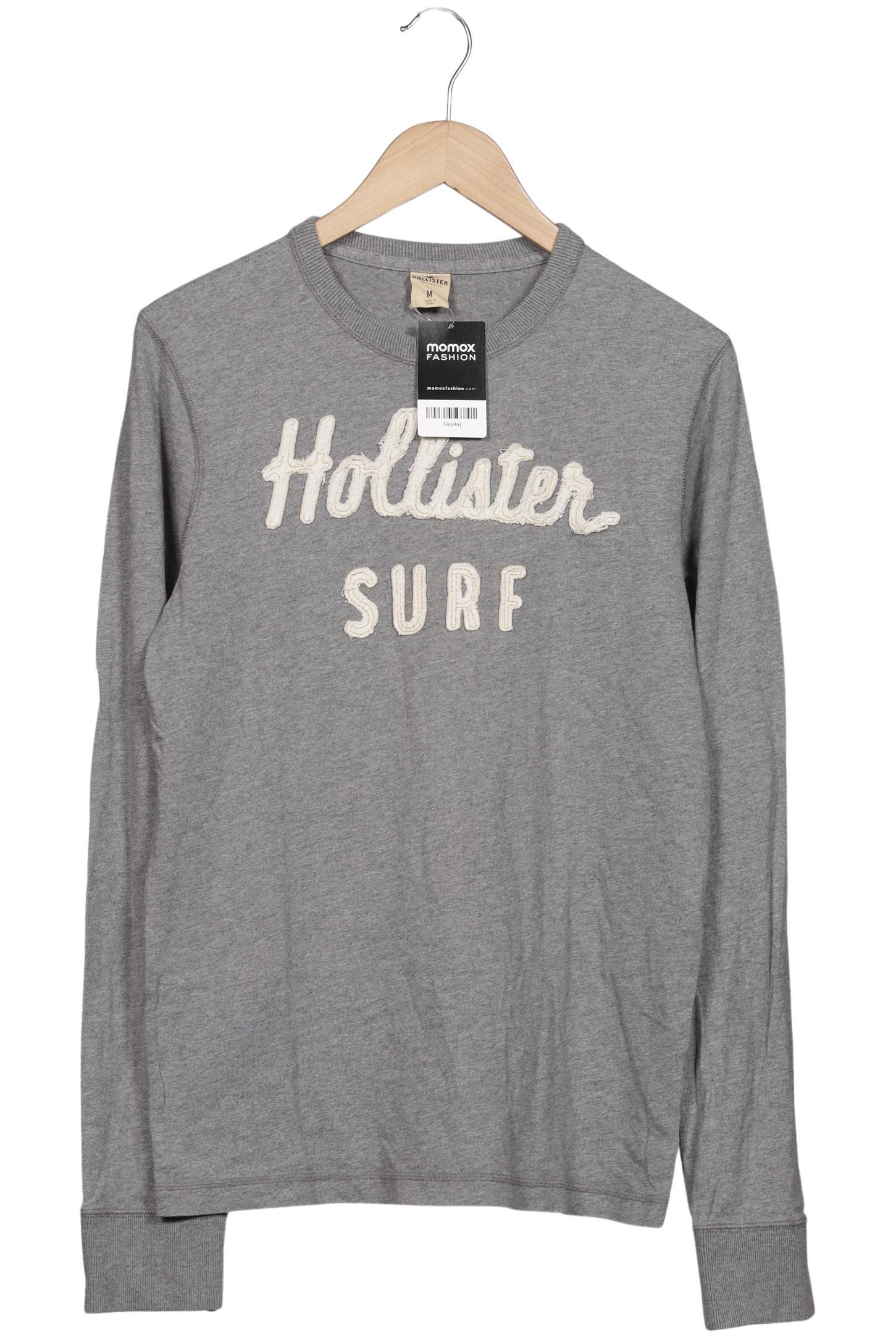 

Hollister Herren Langarmshirt, grau, Gr. 48