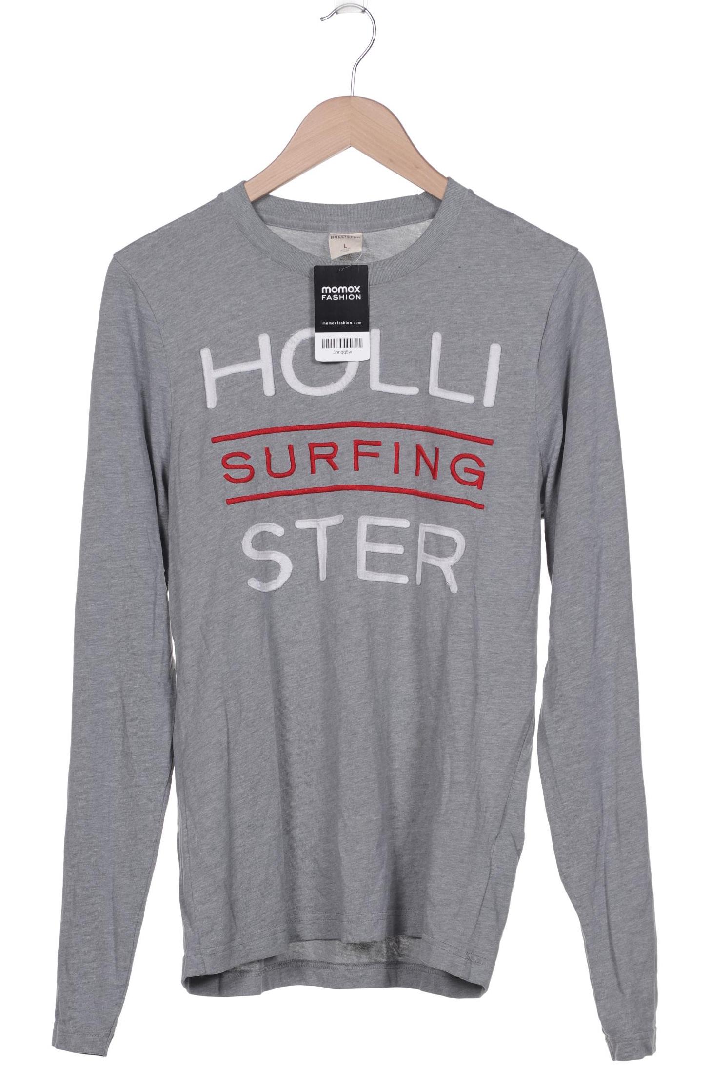 

Hollister Herren Langarmshirt, grau