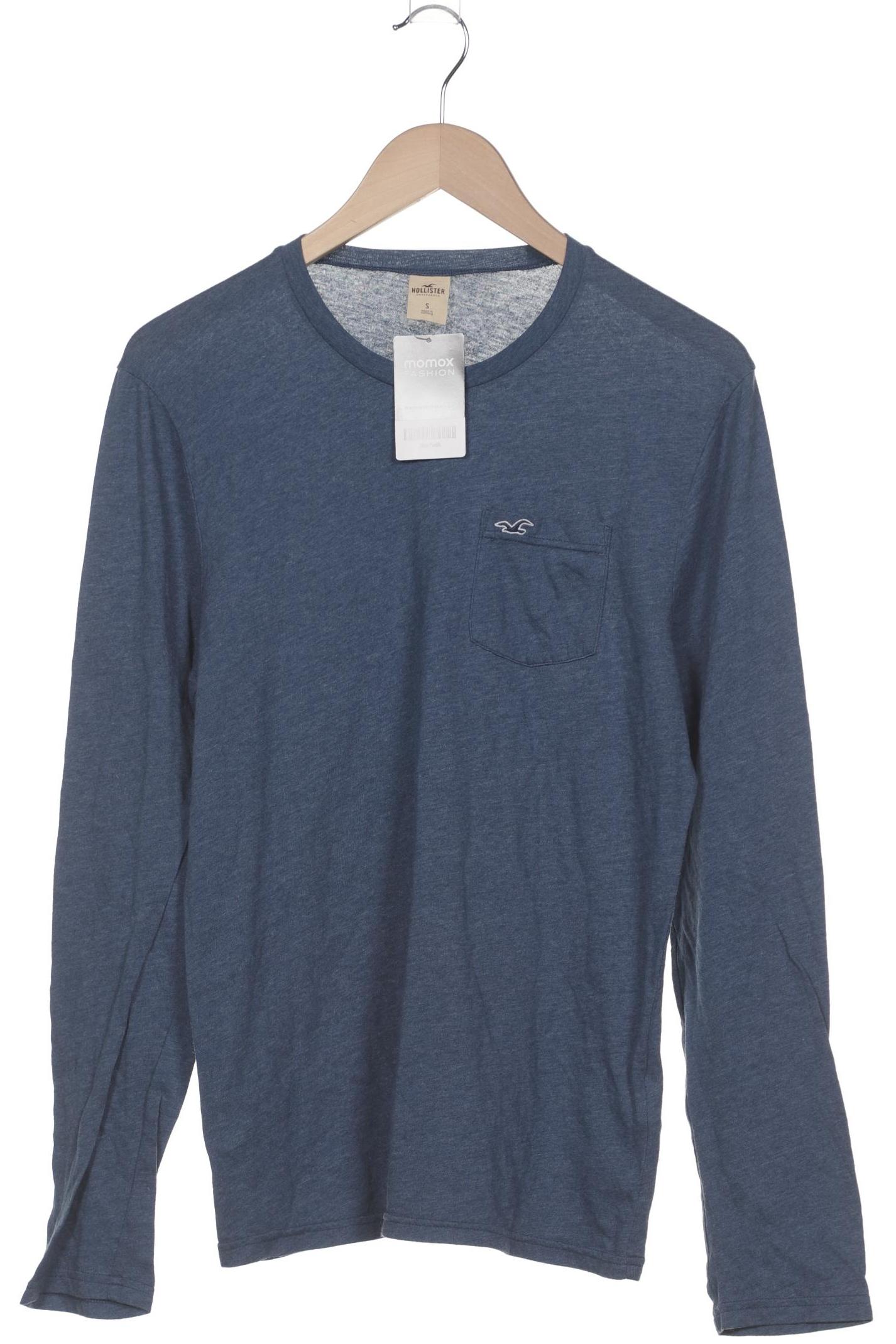 

Hollister Herren Langarmshirt, blau, Gr. 46
