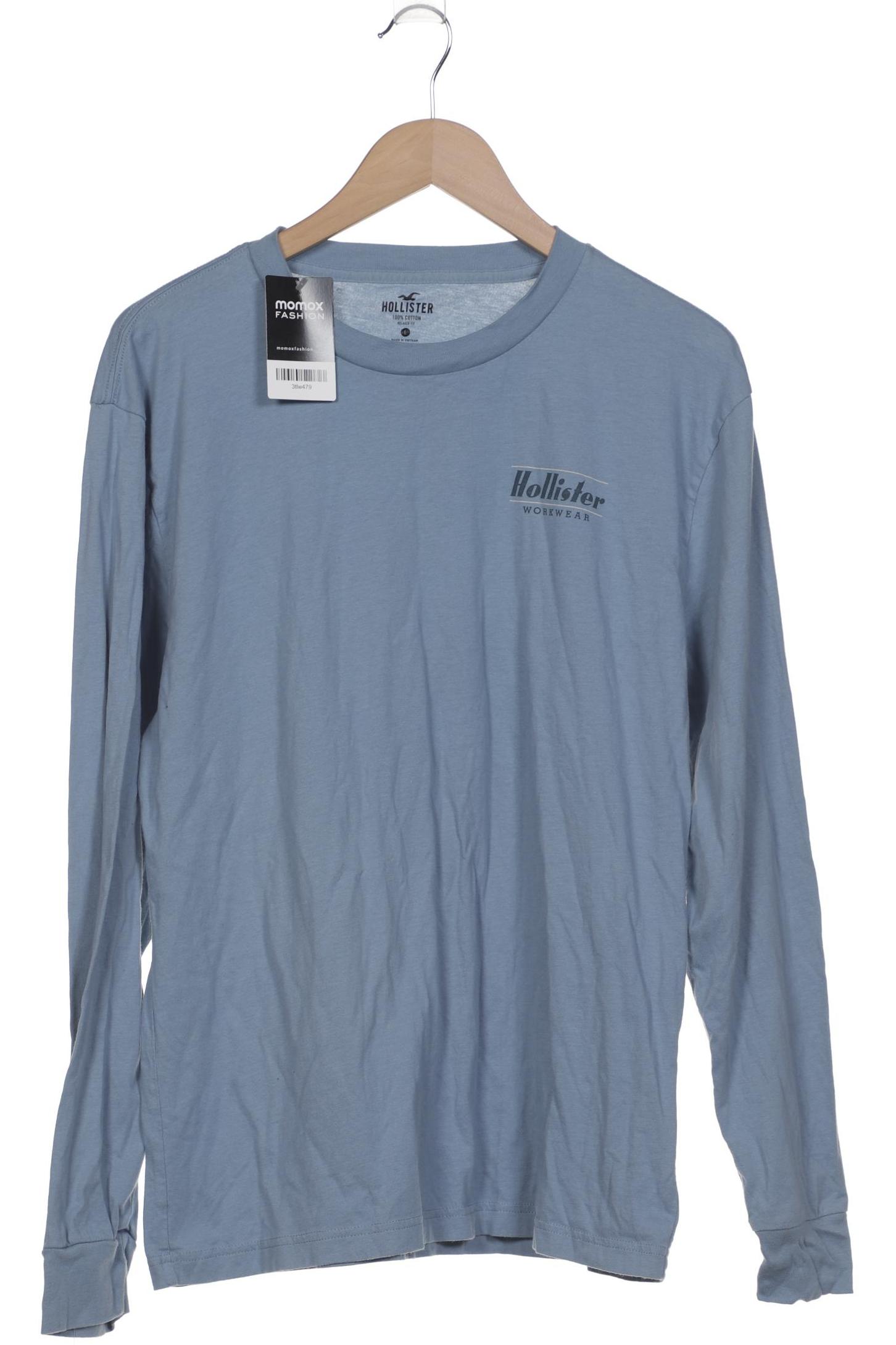 

Hollister Herren Langarmshirt, blau, Gr. 52
