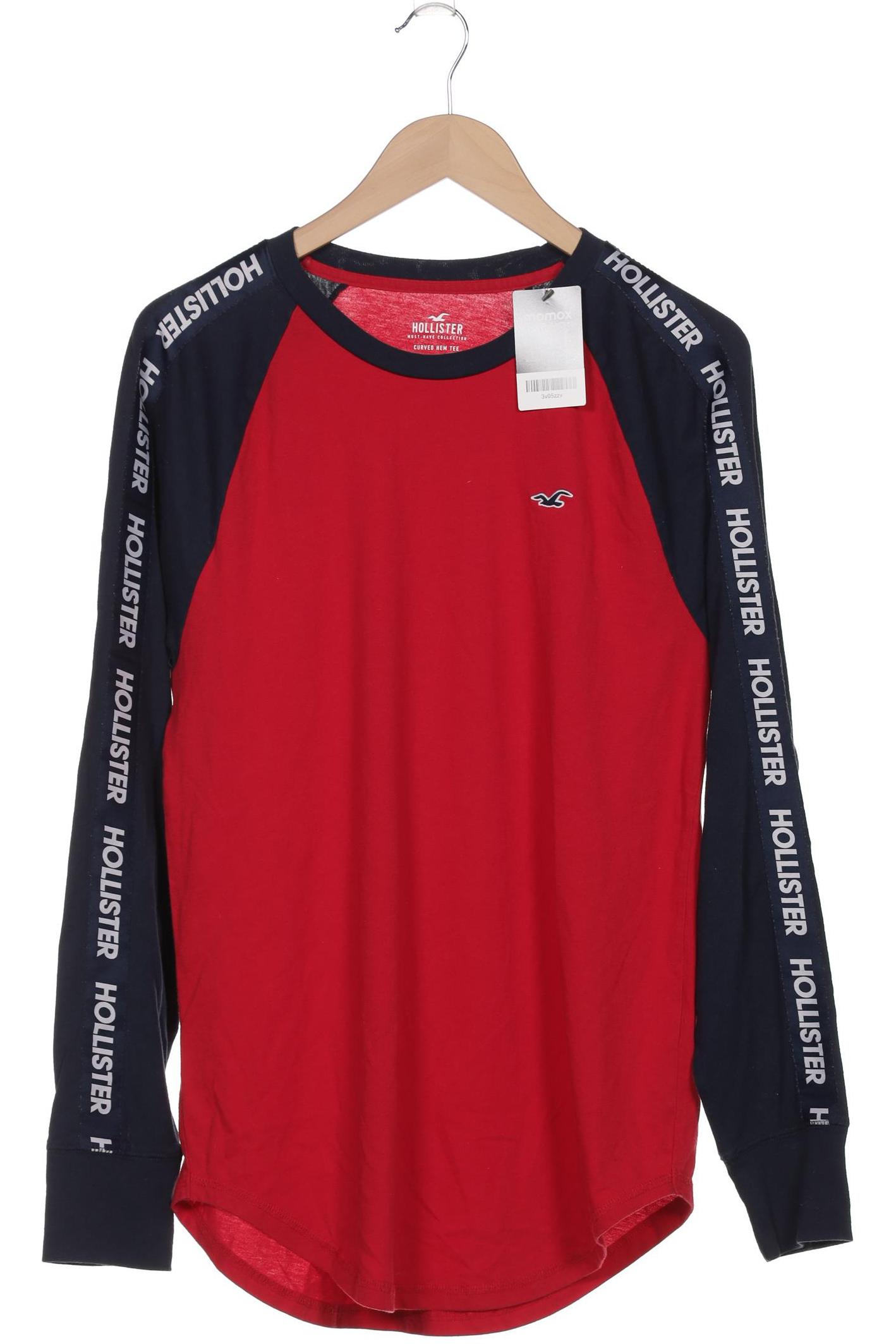 

Hollister Herren Langarmshirt, rot, Gr. 48