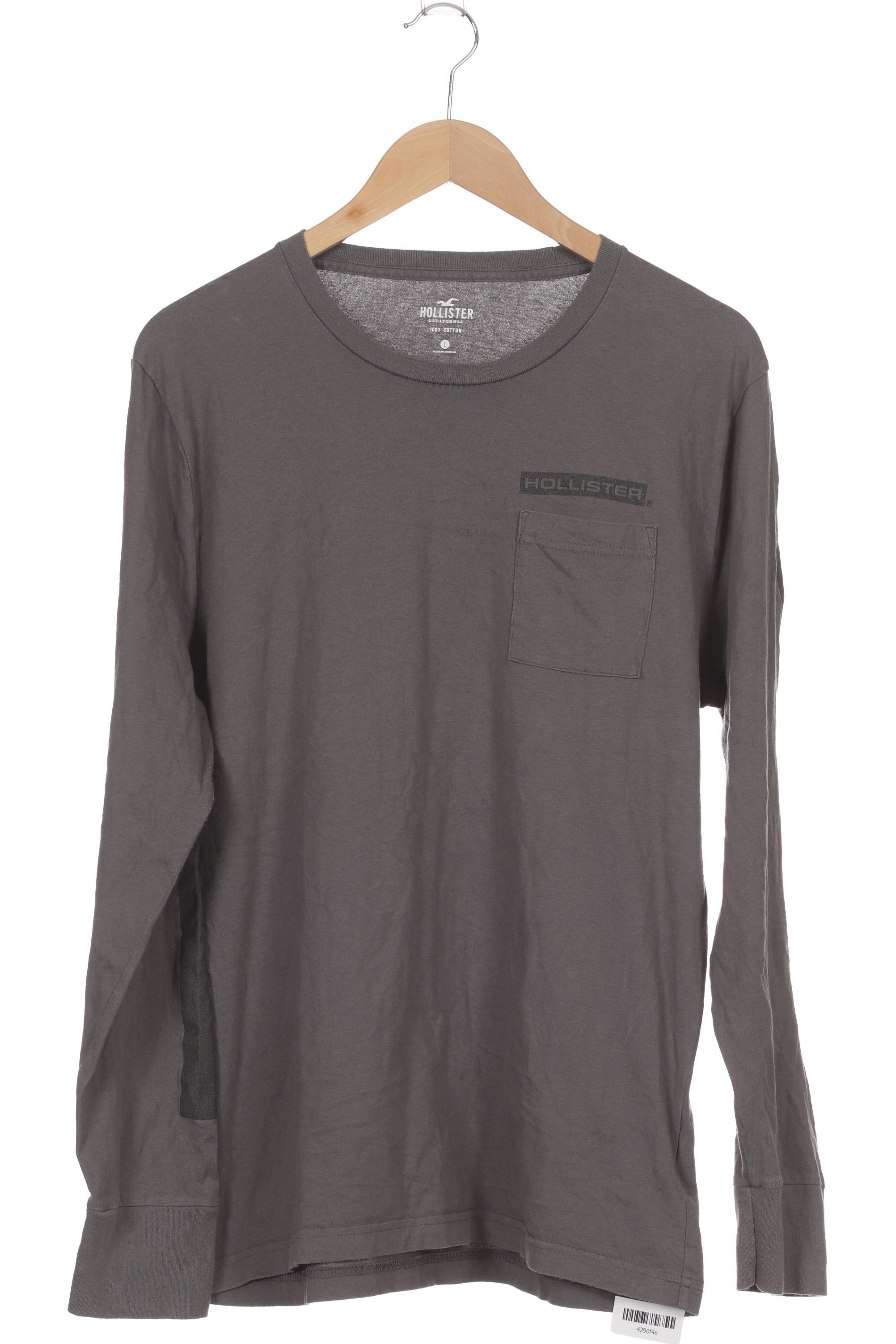 

Hollister Herren Langarmshirt, grau, Gr.