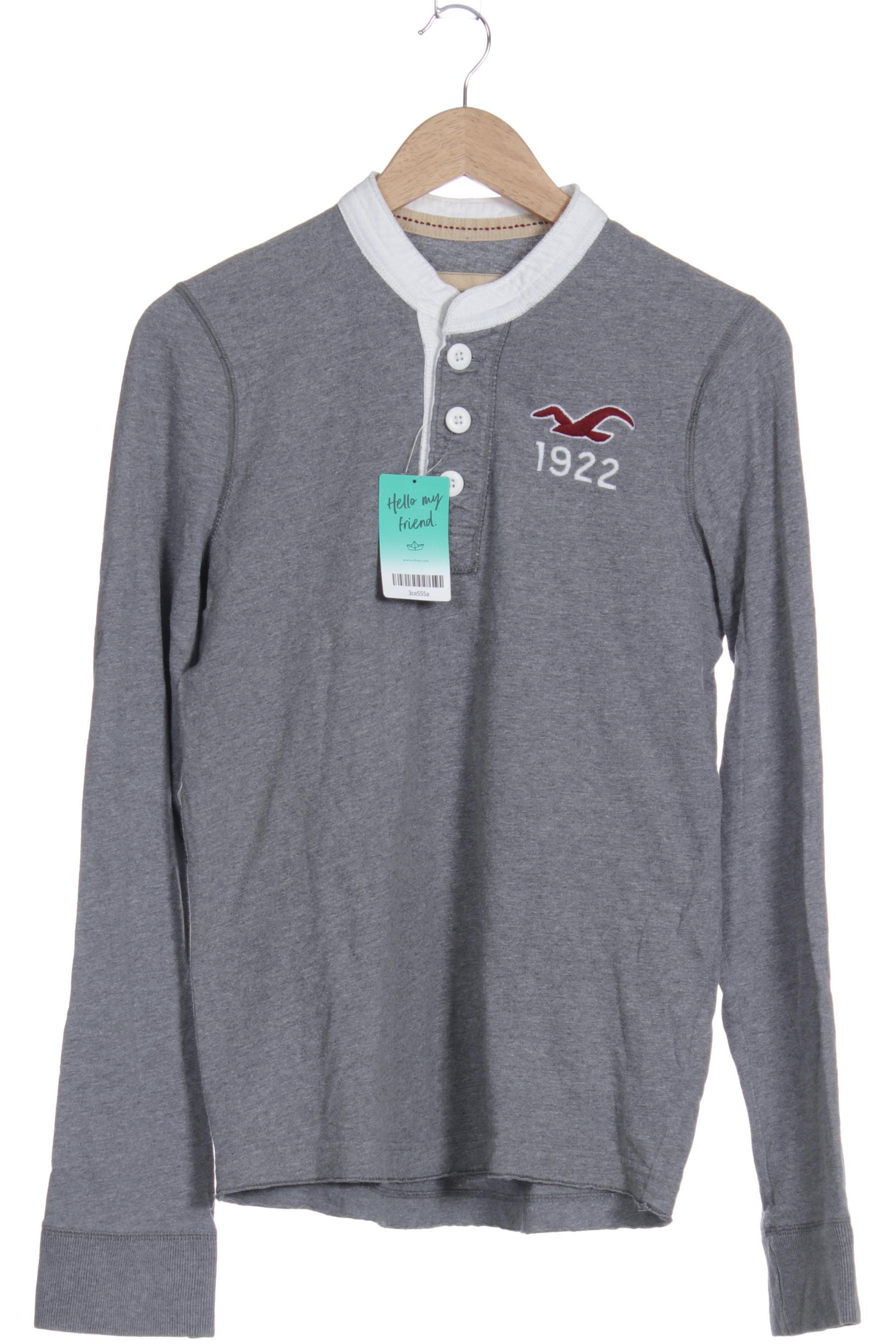 

Hollister Herren Langarmshirt, grau, Gr. 48