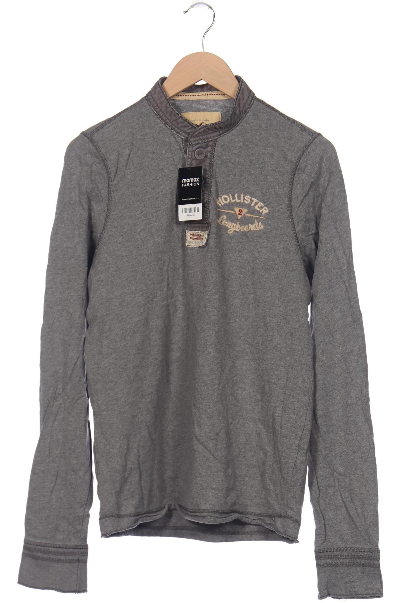 

Hollister Herren Langarmshirt, grau, Gr. 52