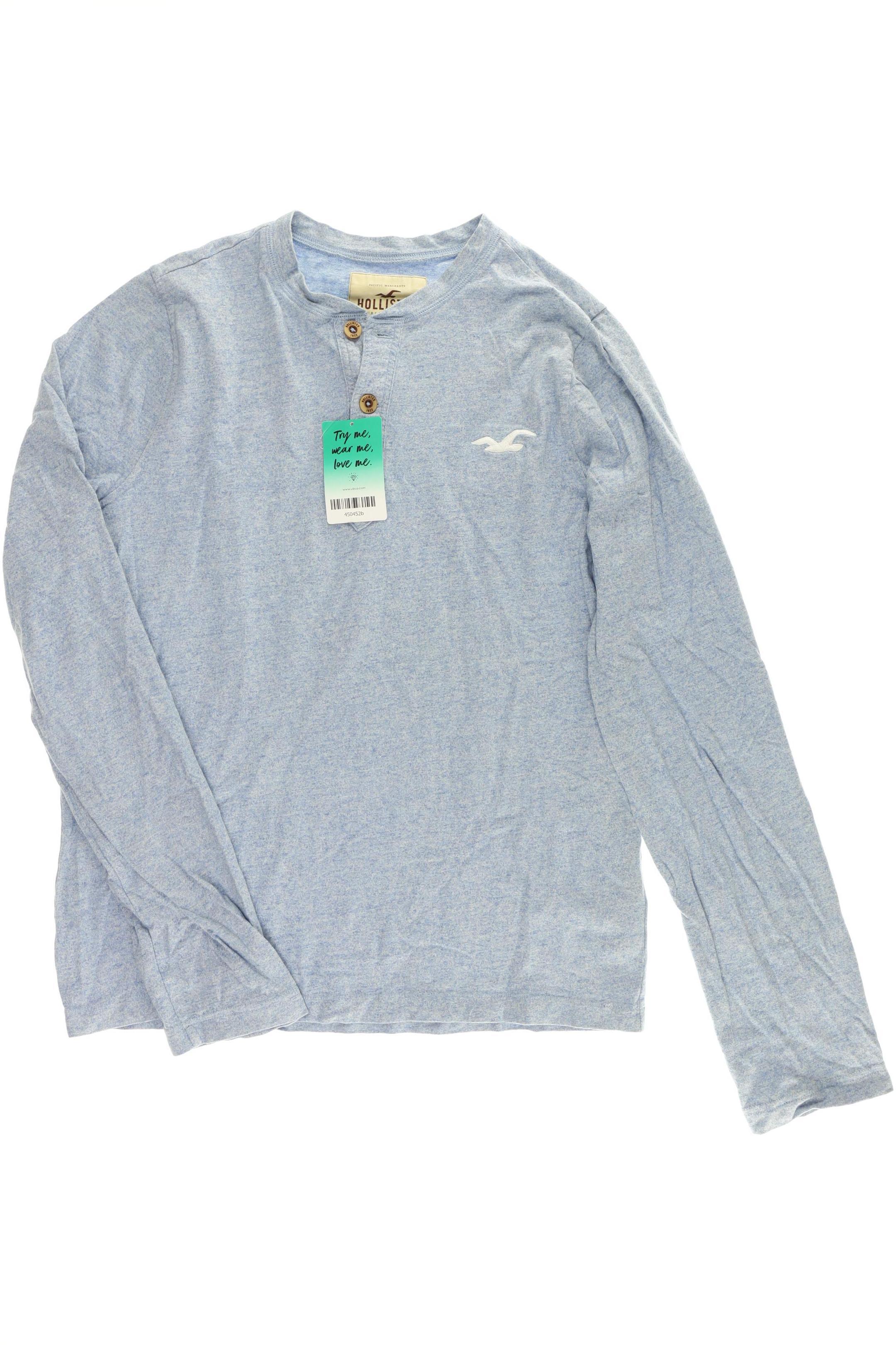 

Hollister Herren Langarmshirt, blau, Gr.