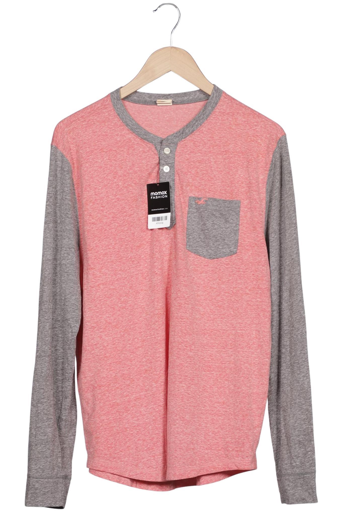 

Hollister Herren Langarmshirt, pink, Gr. 52