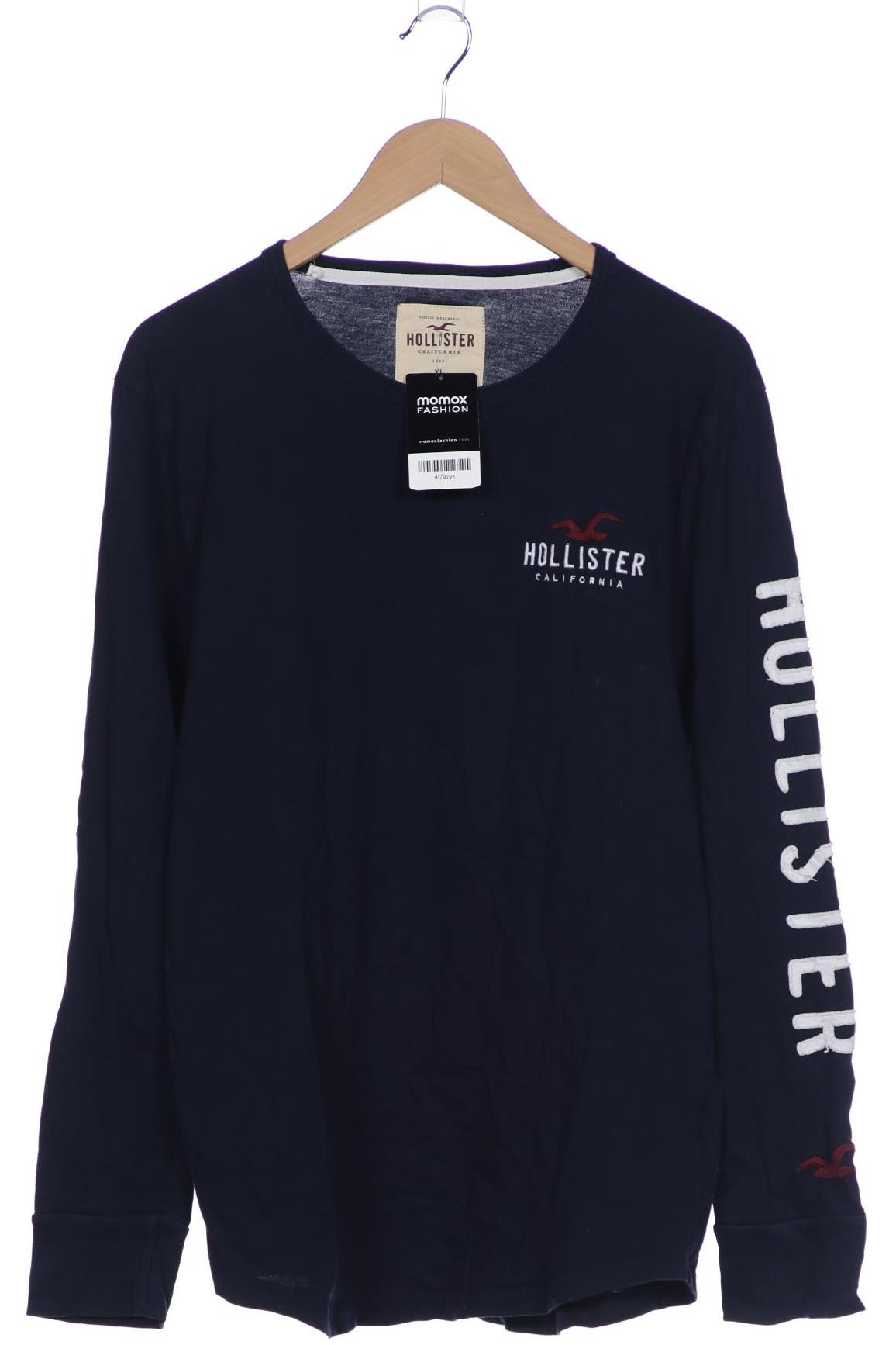 

Hollister Herren Langarmshirt, marineblau, Gr. 54