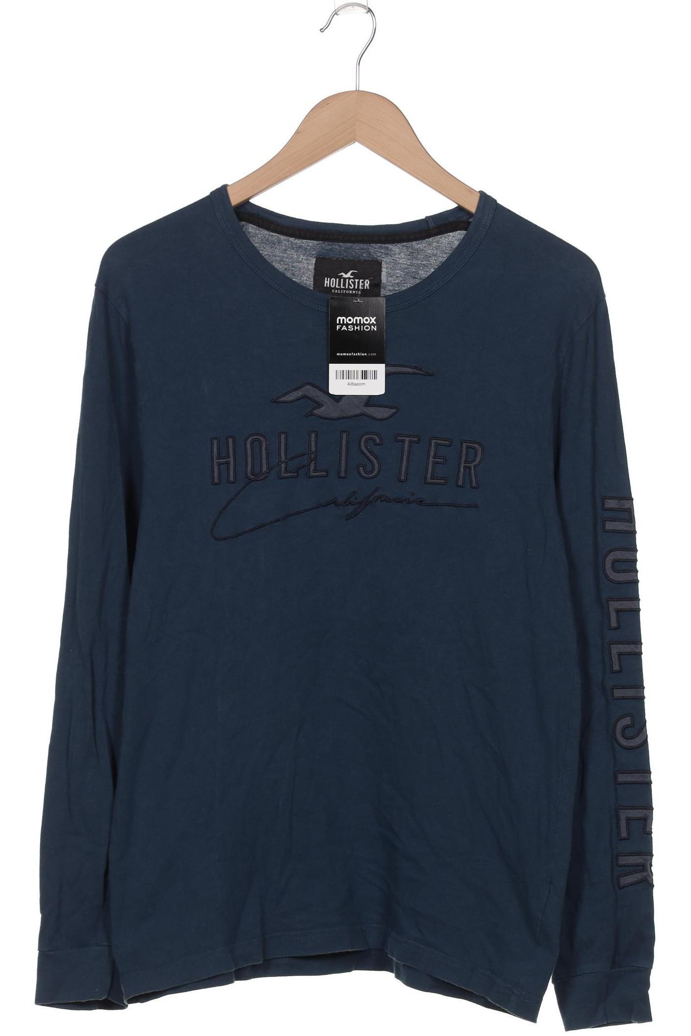 

Hollister Herren Langarmshirt, marineblau, Gr. 46