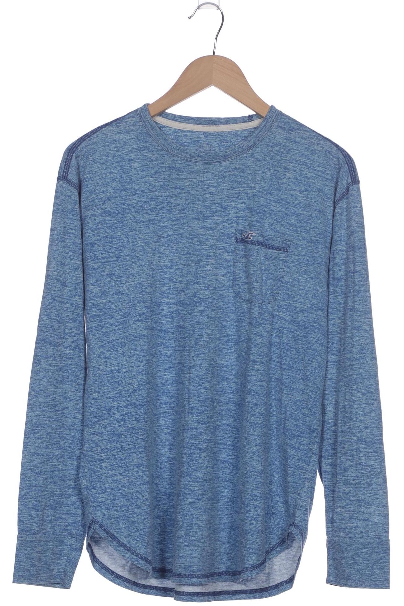 

Hollister Herren Langarmshirt, blau, Gr. 46
