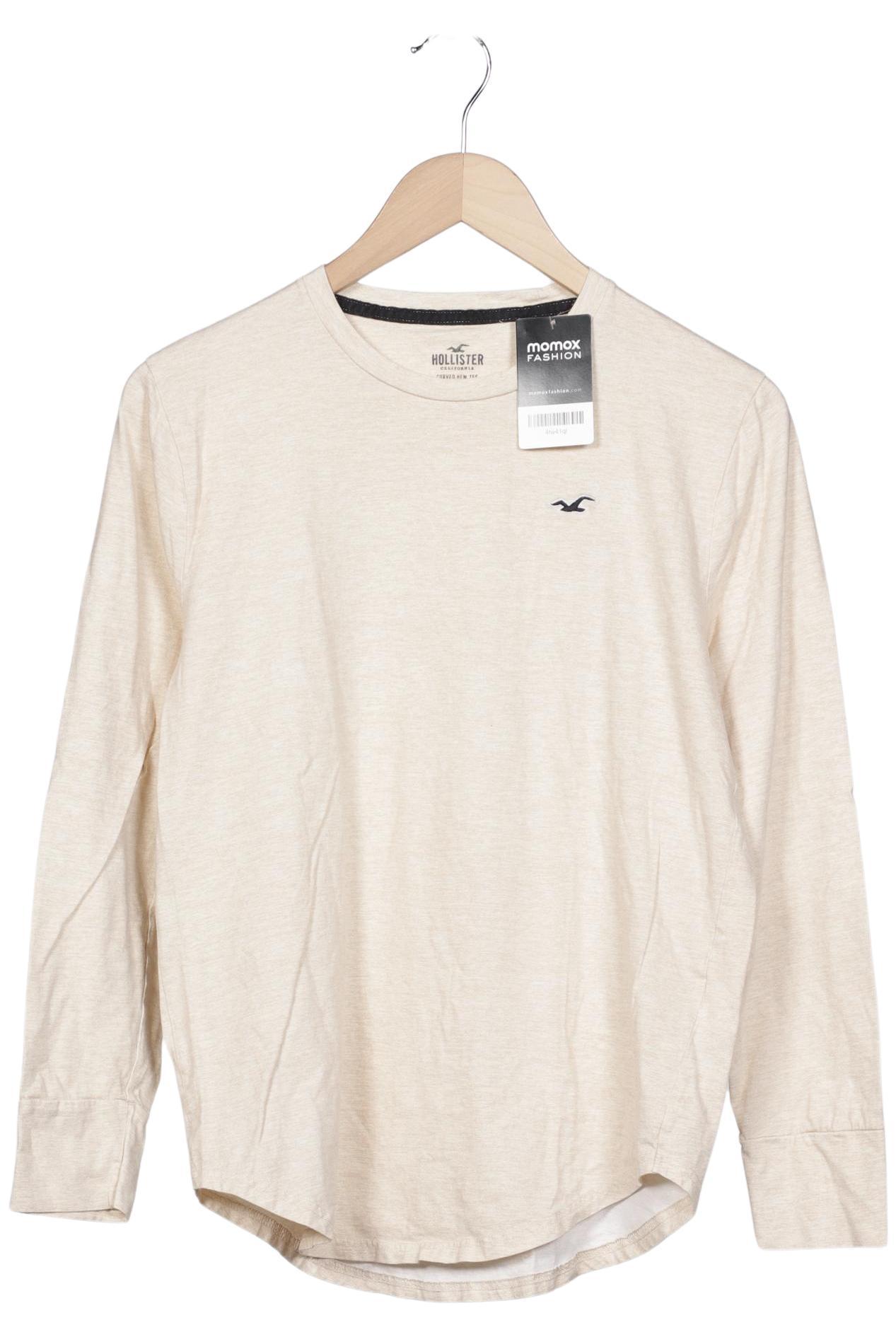 

Hollister Herren Langarmshirt, cremeweiß, Gr. 46